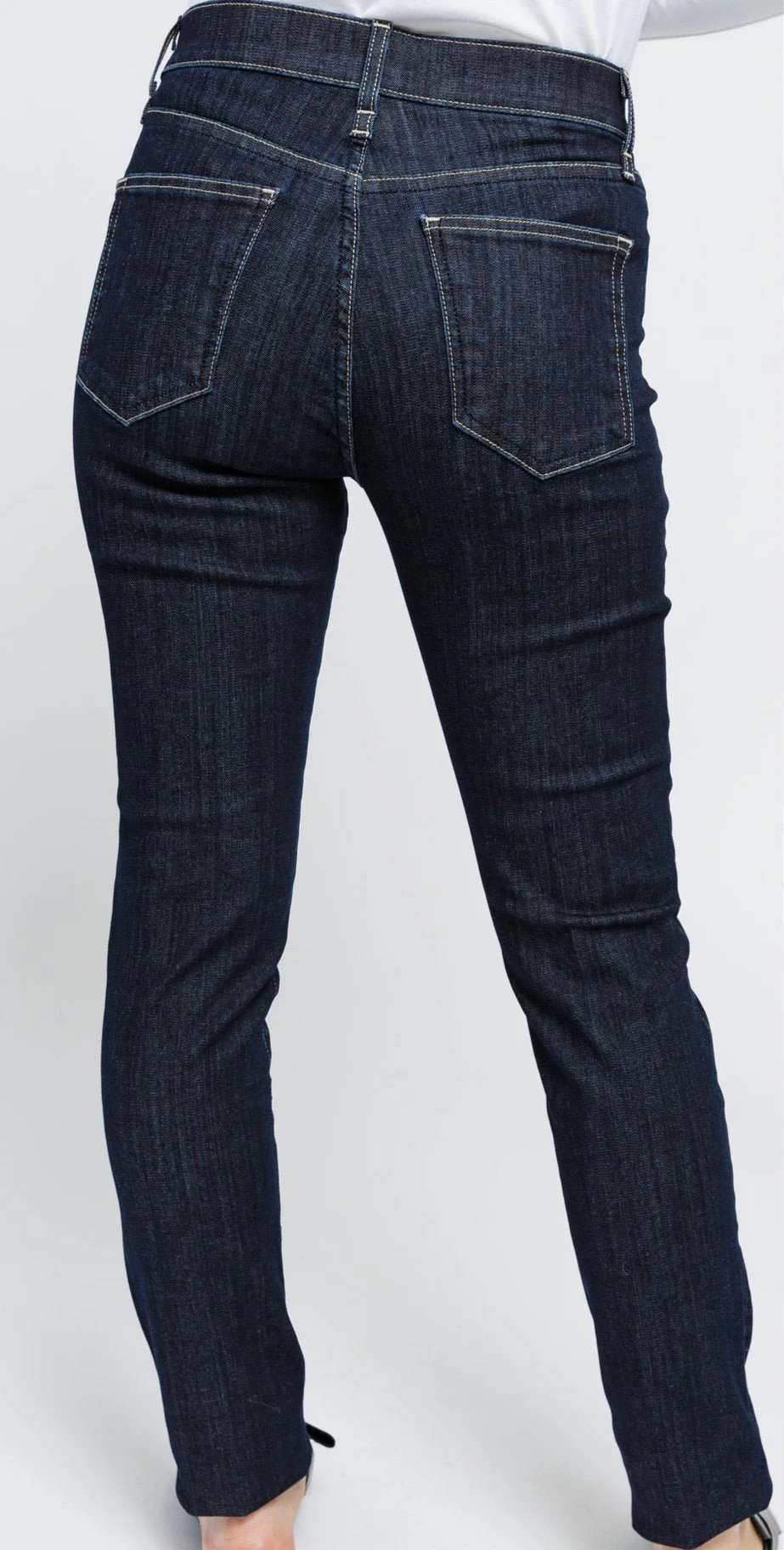 FIVE POCKET SKINNY HIGH RISE IN STRETCH INDIGO DENIM - Image 3