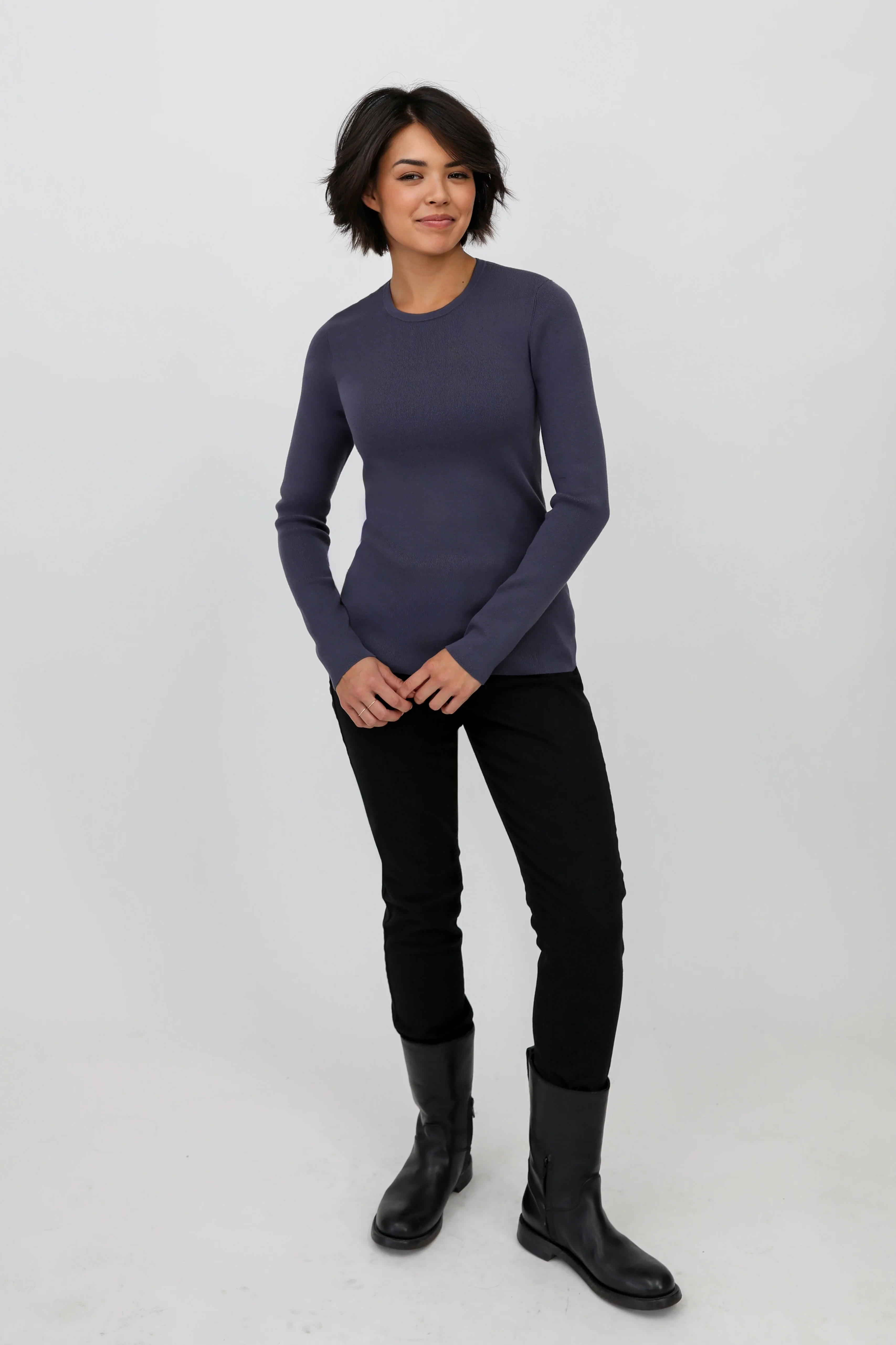 FIVE POCKET GARMENT DYE IN STRETCH DENIM - Image 11