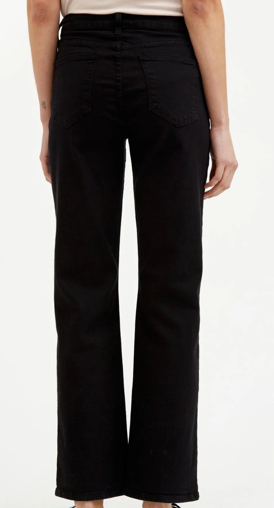 BOOT-CUT FIVE POCKET PANT IN GARMENT DYE STRETCH DENIM - Image 3