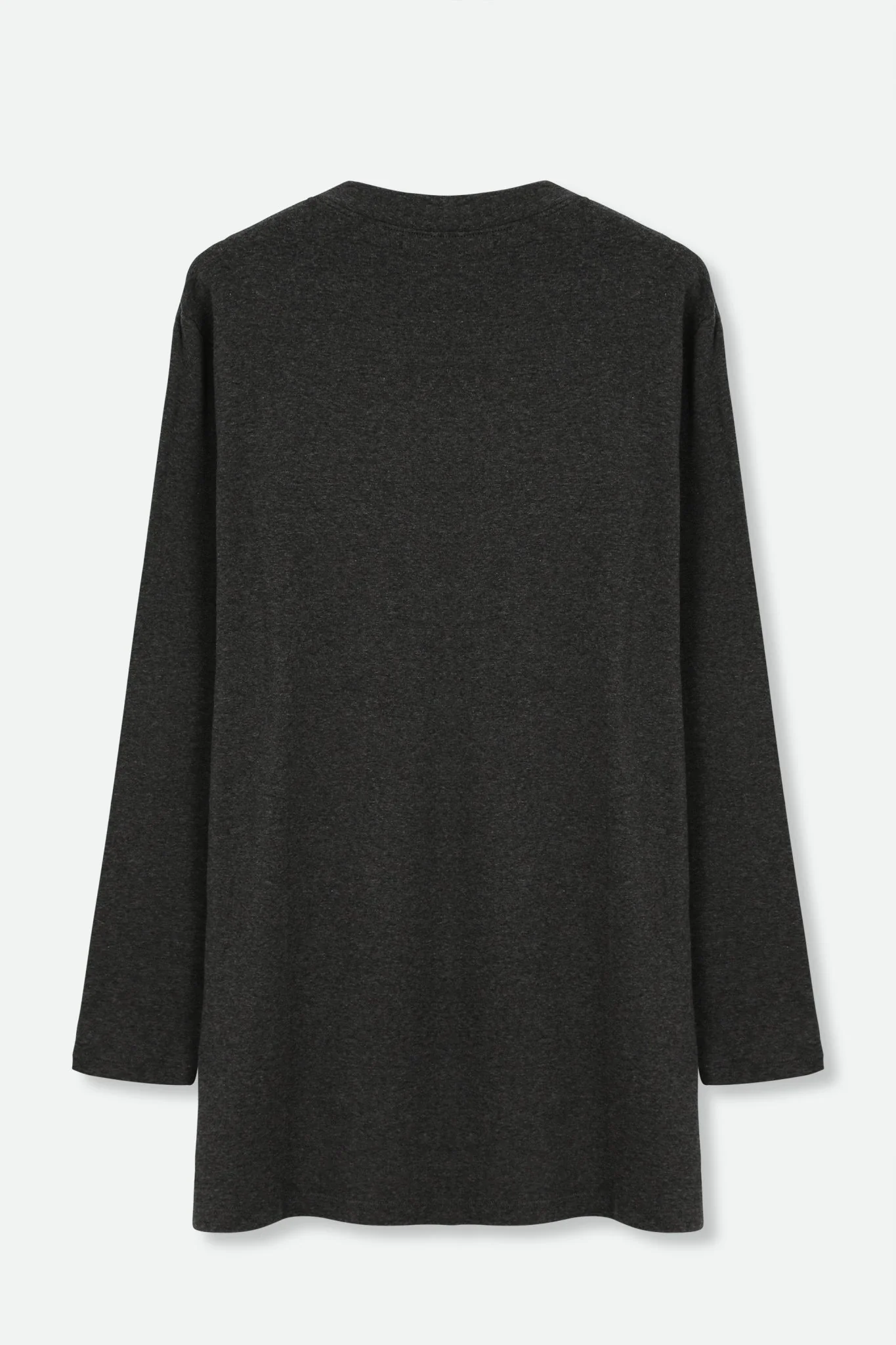 A LINE V NECK LONG SLEEVE TUNIC IN HEATHERED PIMA COTTON STRETCH - Image 11