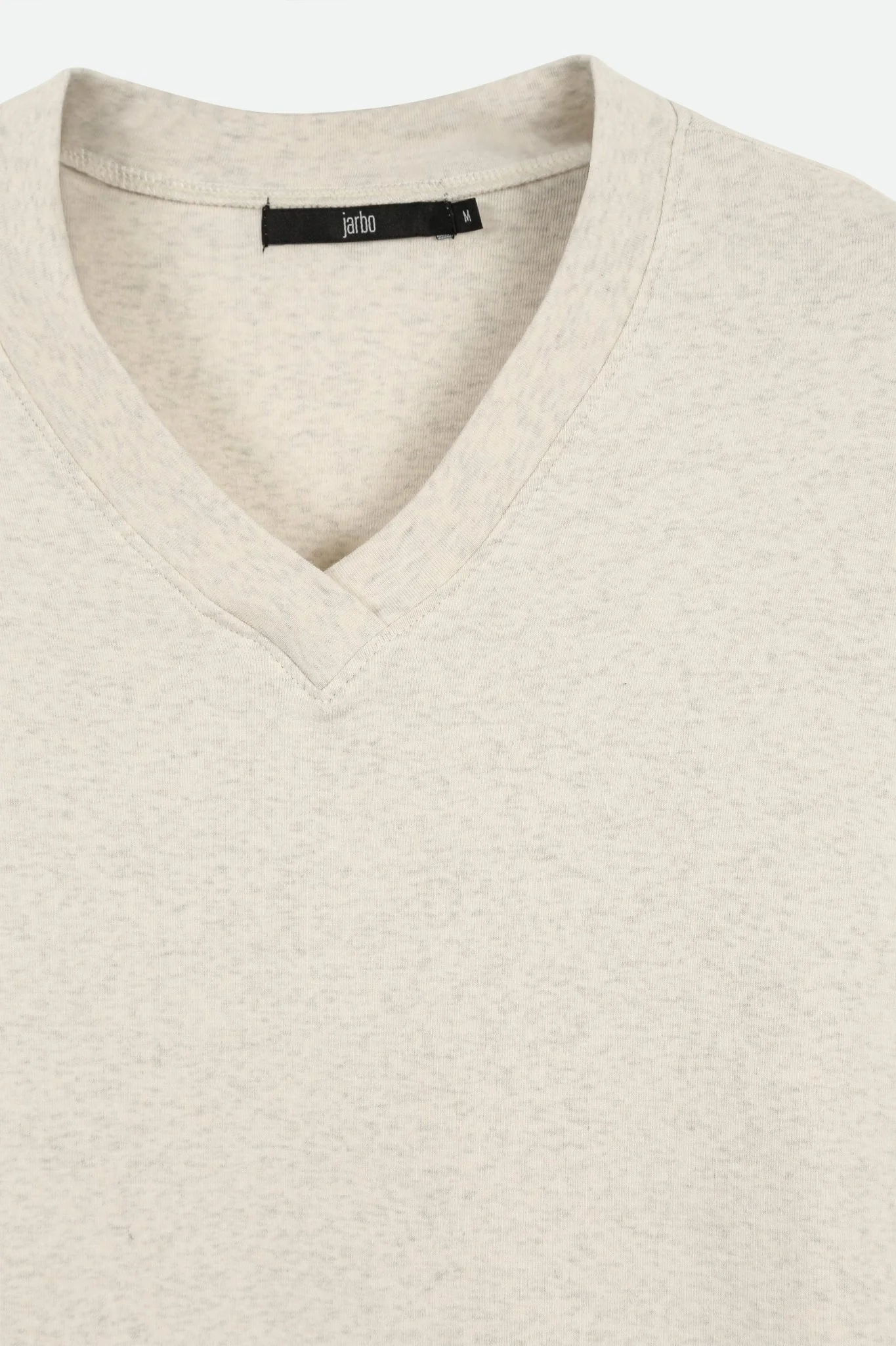 A LINE V NECK LONG SLEEVE TUNIC IN HEATHERED PIMA COTTON STRETCH - Image 7
