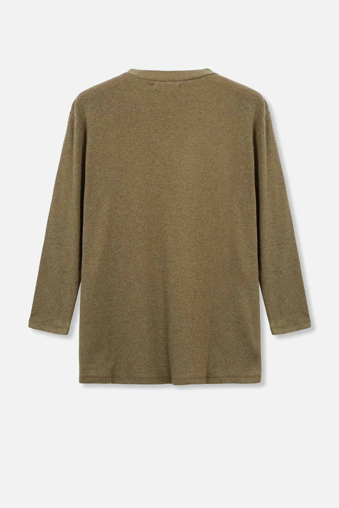 A LINE V NECK BRACELET SLEEVE IN HEATHERED PIMA COTTON STRETCH - Image 5