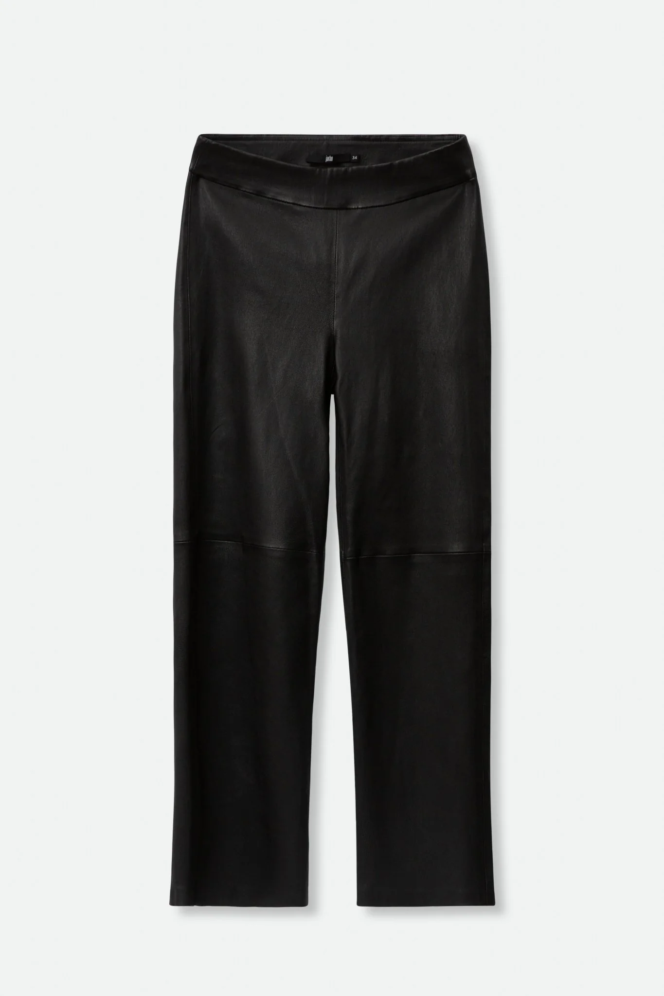 CATERINA ANKLE STRAIGHT LEG PANT IN STRETCH LEATHER - Image 3