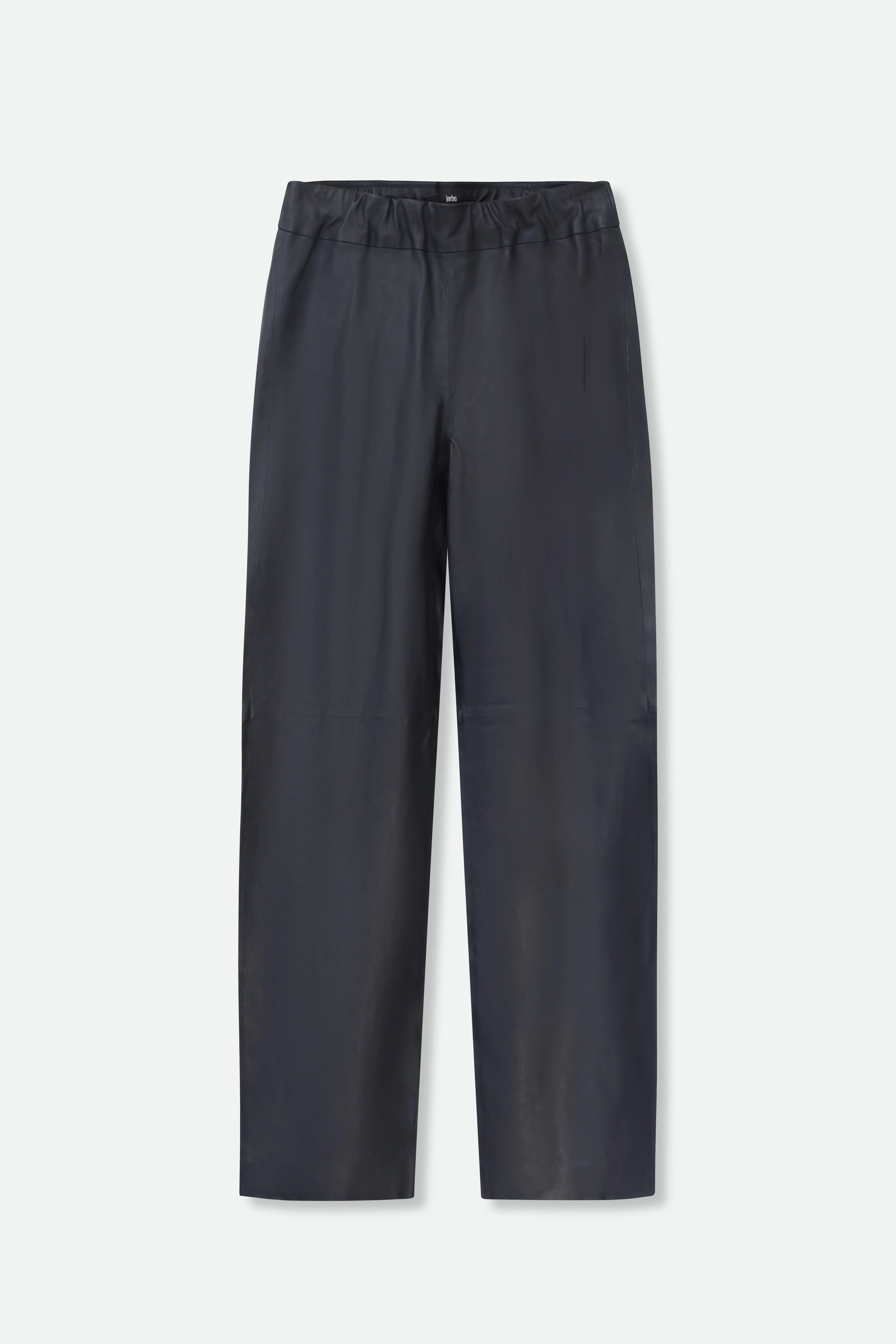 CATERINA ANKLE STRAIGHT LEG PANT IN STRETCH LEATHER - Image 9