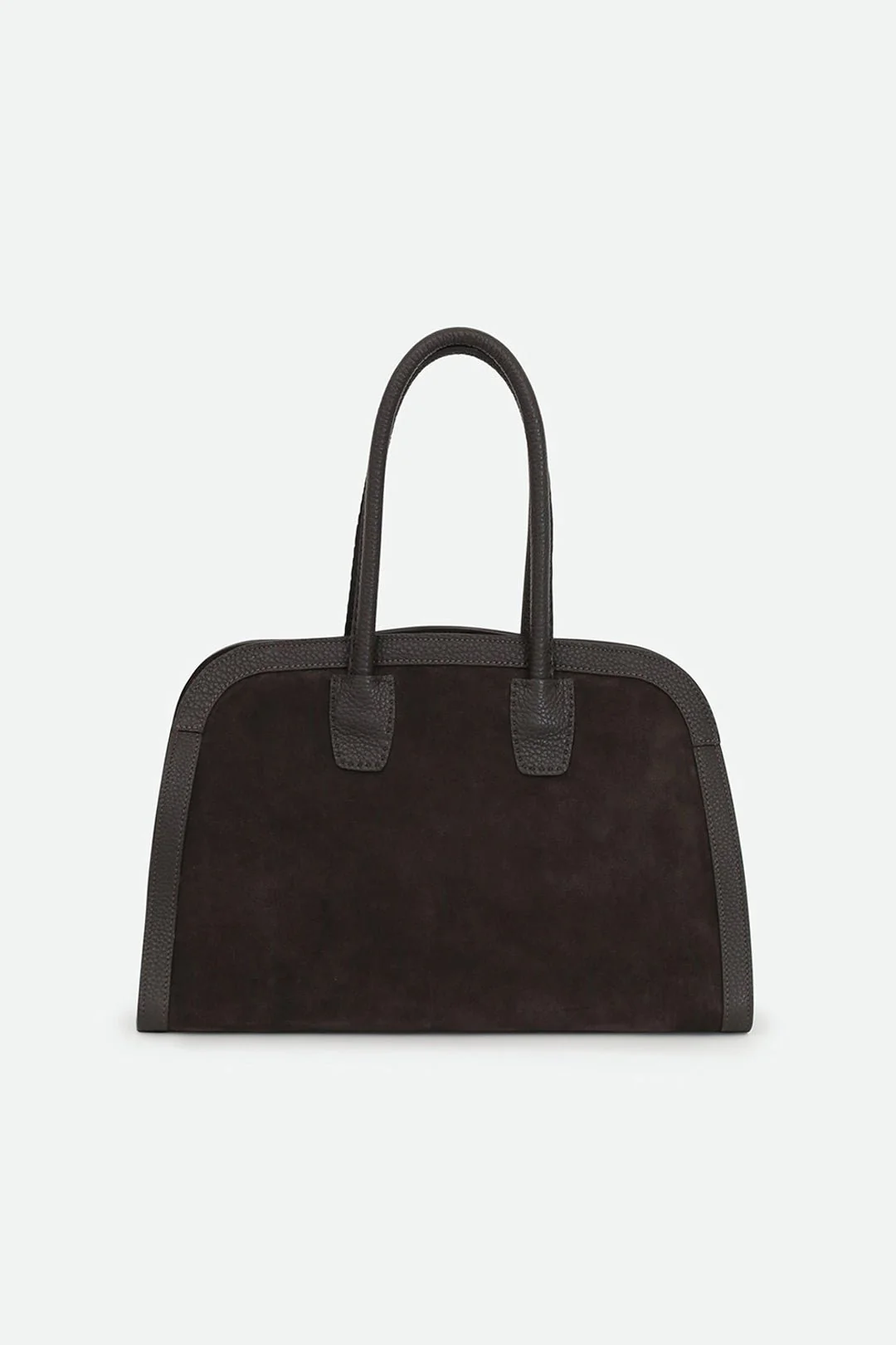 ARDEN 15 BAG IN ITALIAN SUEDE GREYHOUND-GREY