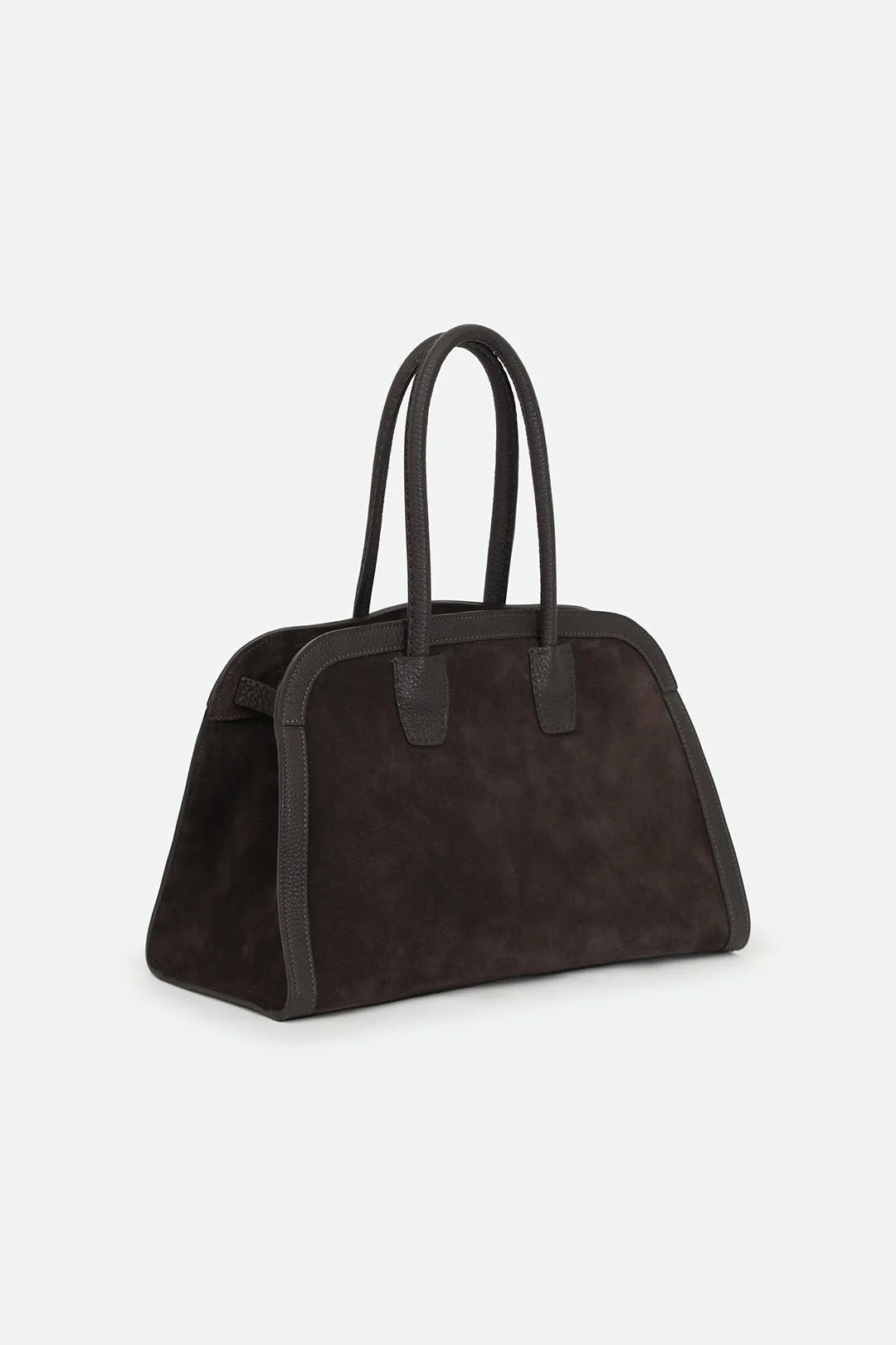ARDEN 15 BAG IN ITALIAN SUEDE GREYHOUND-GREY - Image 3
