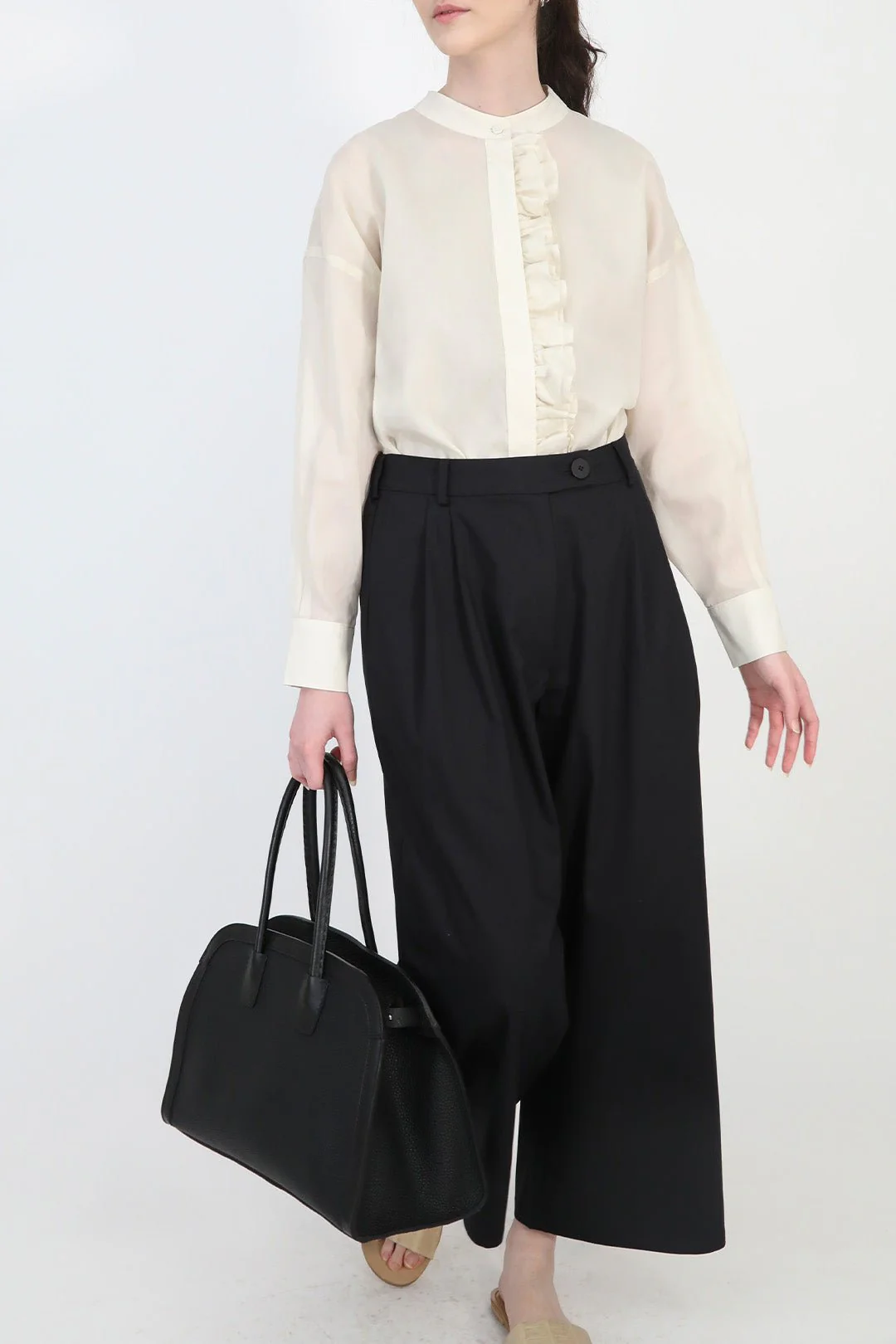 ARDEN 15 BAG IN ITALIAN CALFSKIN BLACK TRIM - Image 5