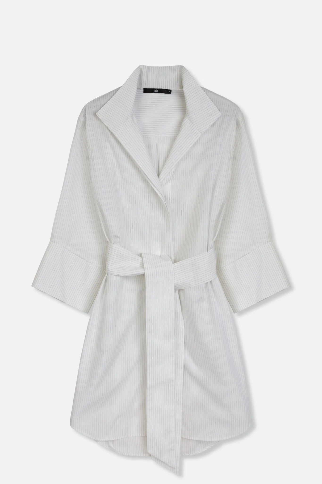 ARIANA WIDE CUFF TUNIC SHIRT IN ITALIAN COTTON