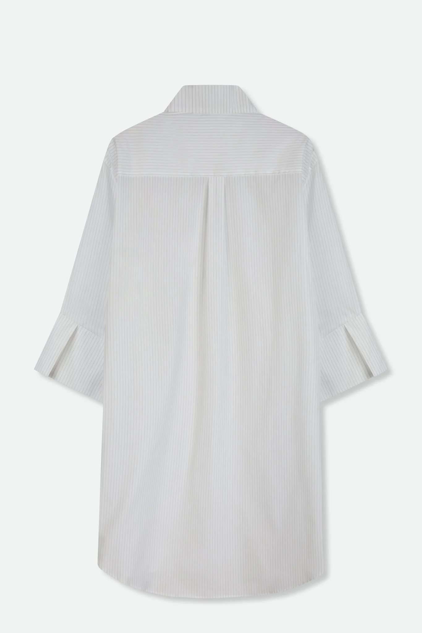 ARIANA WIDE CUFF TUNIC SHIRT IN ITALIAN COTTON - Image 4