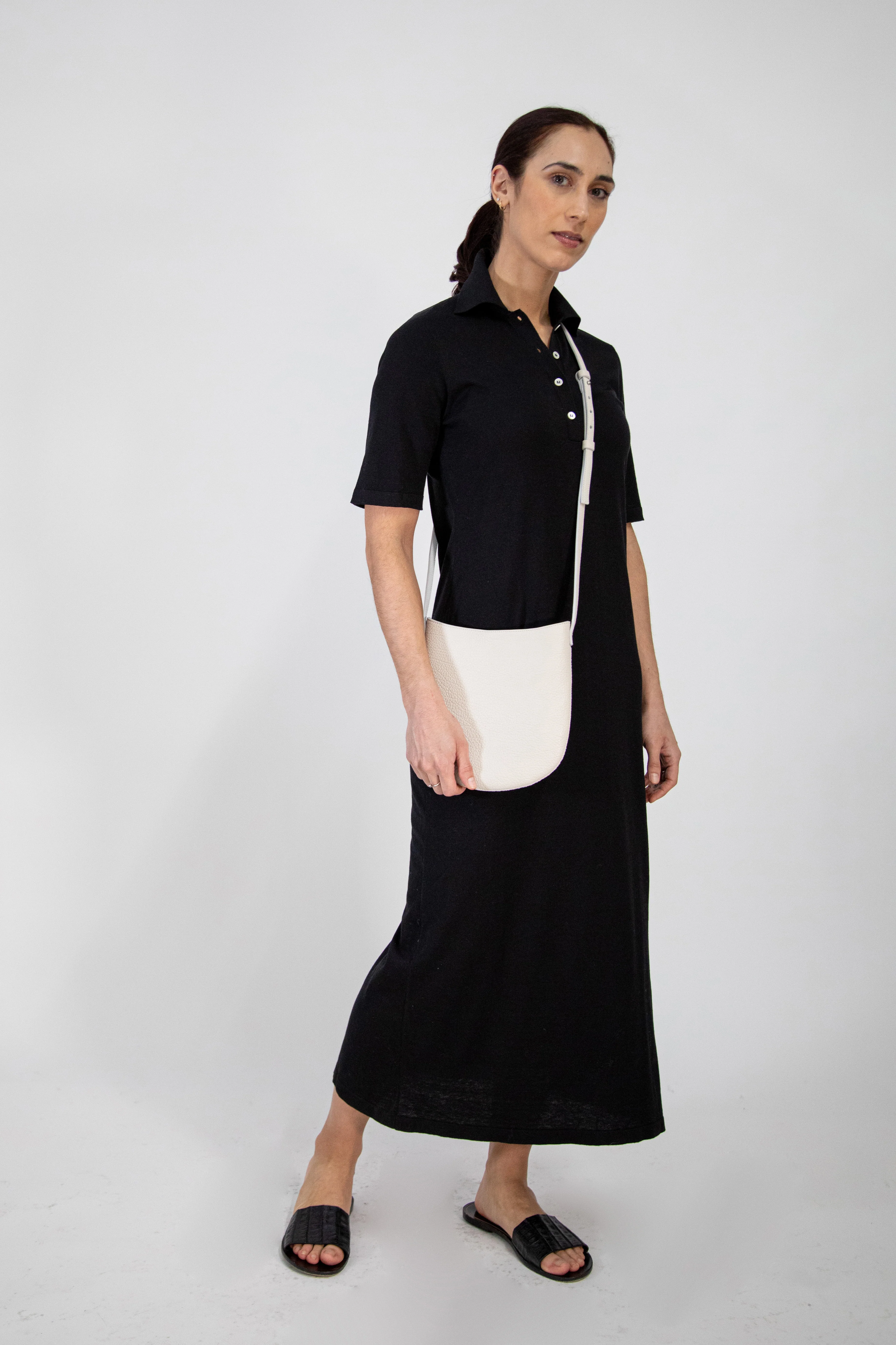 ASTRA ITALIAN LEATHER CROSSBODY WHITE - Image 2