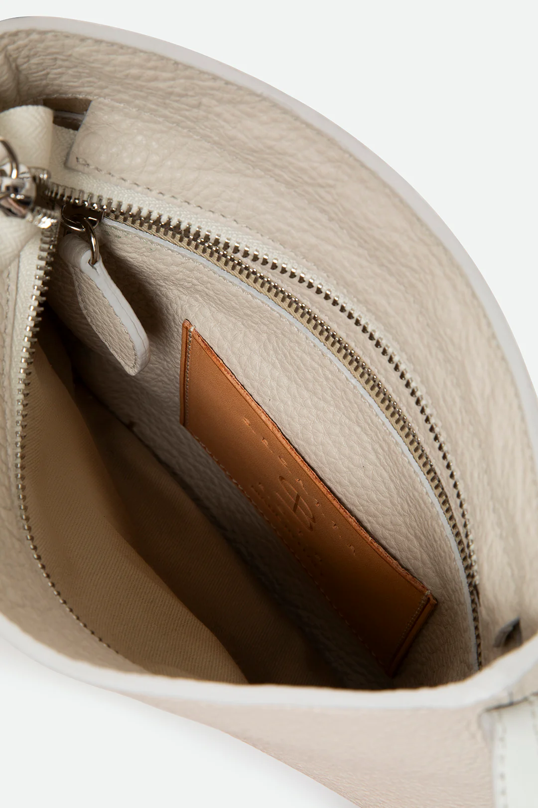 ASTRA ITALIAN LEATHER CROSSBODY WHITE - Image 5