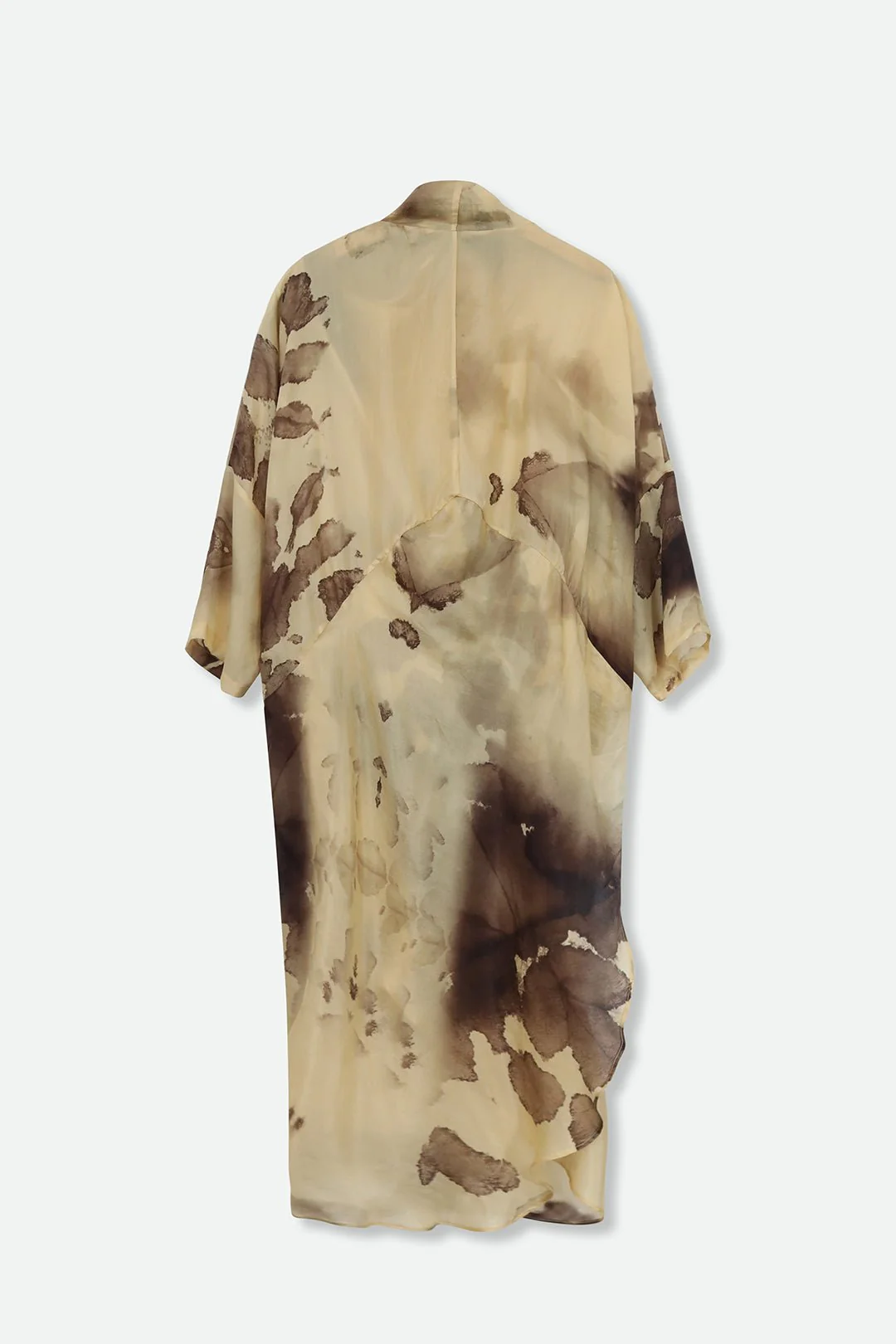 ATHENA CAPE WRAP IN SILK VOILE IN SUMMER SUNSET - Image 5