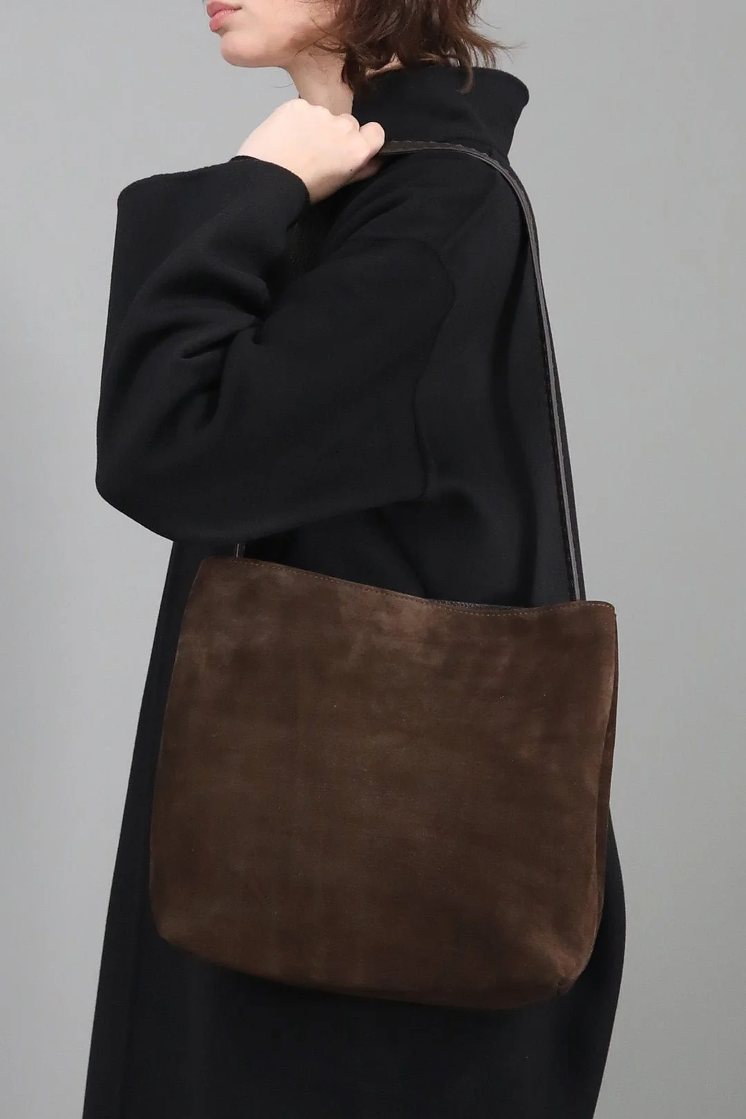 BEAU BAG IN ITALIAN MOCHA SUEDE - Image 3