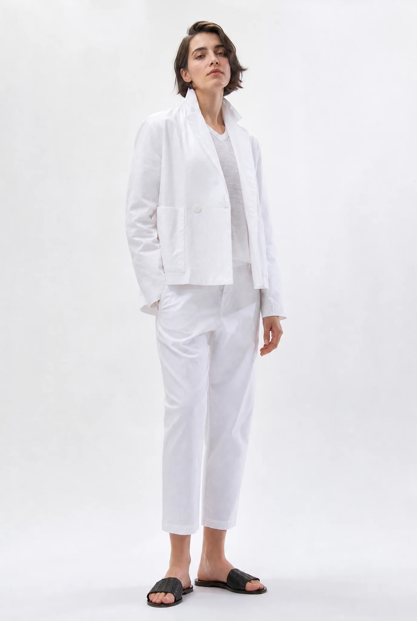 BERNAY BLAZER IN ITALIAN STRETCH COTTON