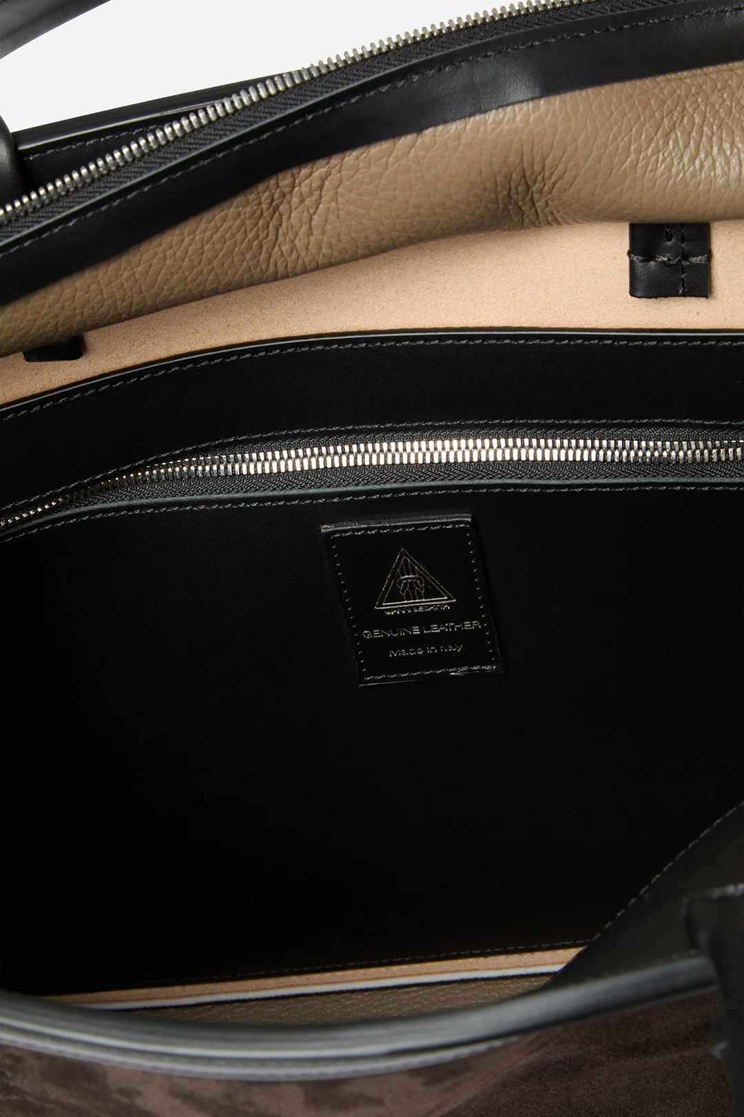 BETTONA 16" IN ITALIAN LEATHER BROWN SUEDE - Image 4