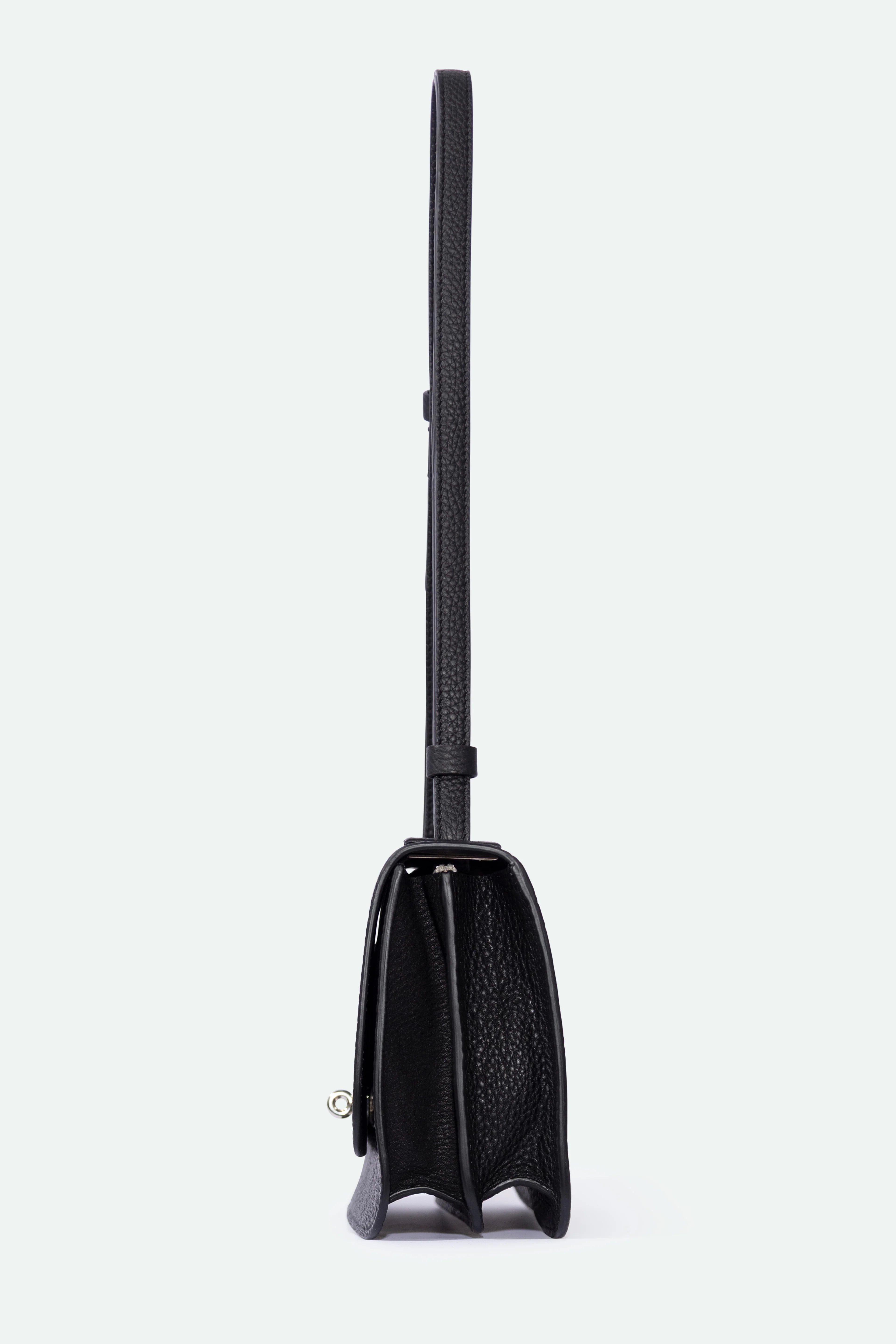 BEXLEY SHOULDER BAG IN ITALIAN LEATHER BLACK - Image 5
