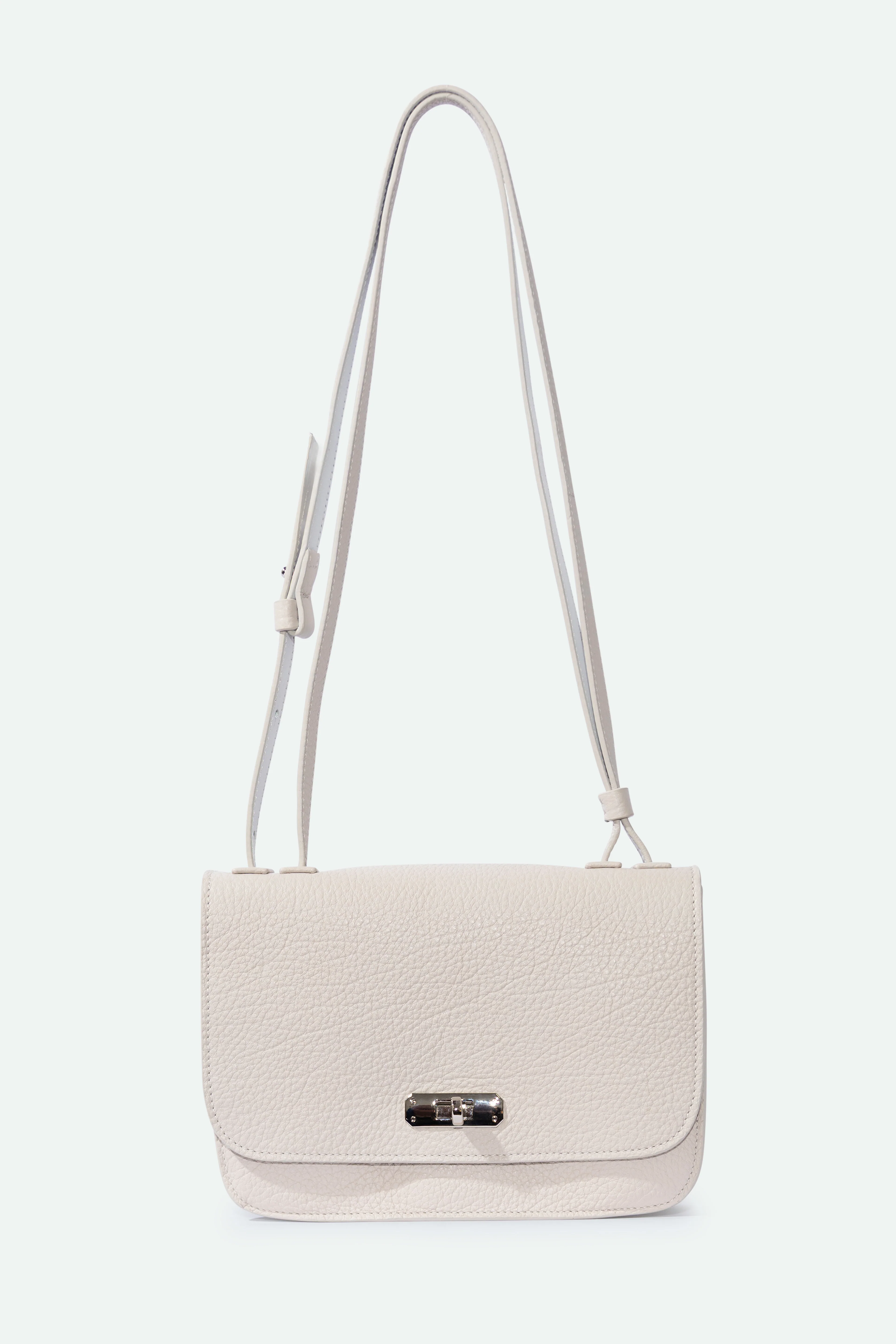 BEXLEY SHOULDER BAG IN ITALIAN LEATHER BUTTER WHITE - Image 2