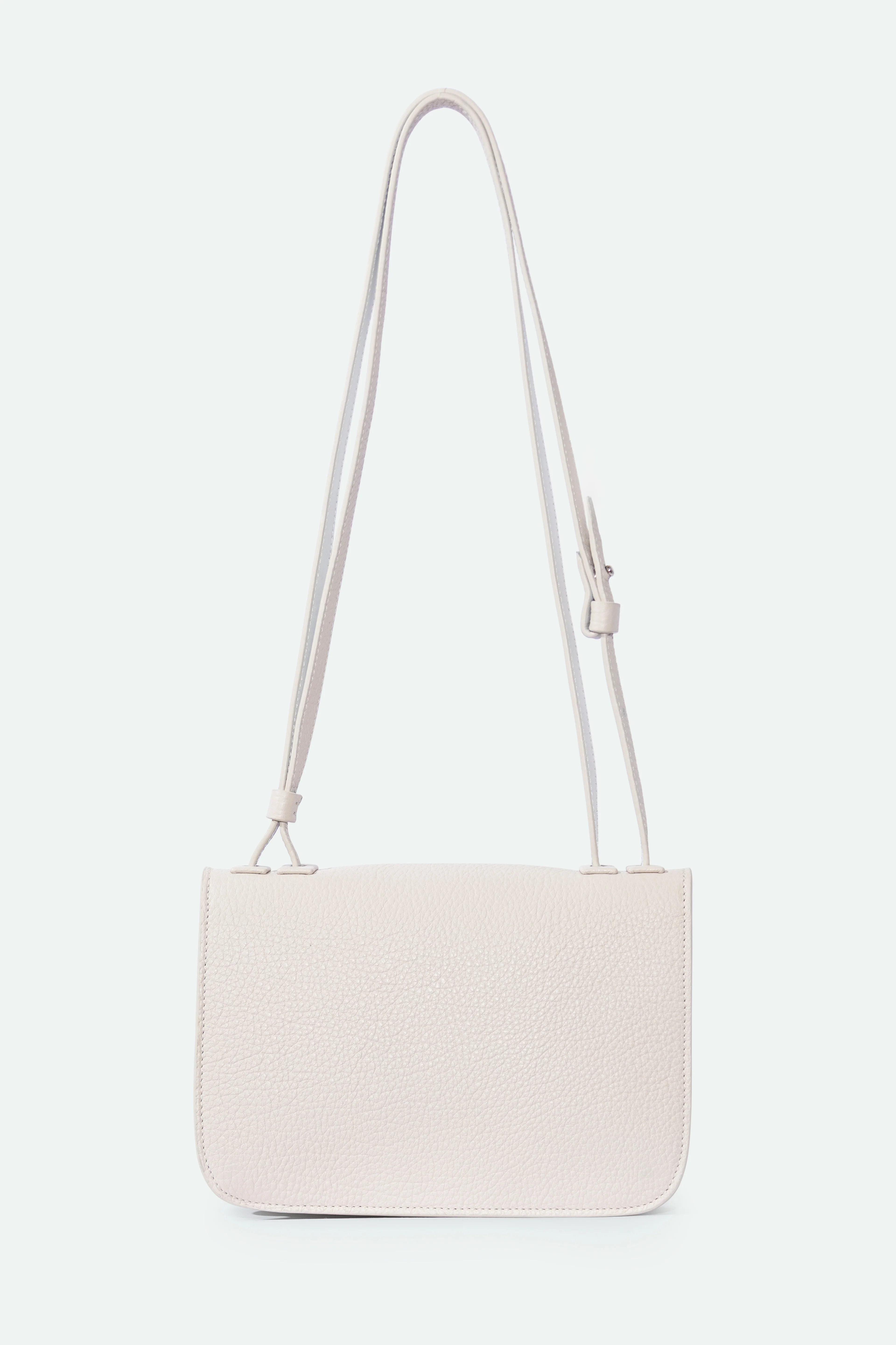 BEXLEY SHOULDER BAG IN ITALIAN LEATHER BUTTER WHITE - Image 6