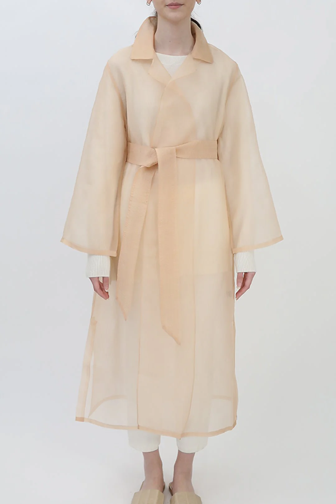 BLYTHE LONG DRESS JACKET IN SILK ORGANZA - Image 10