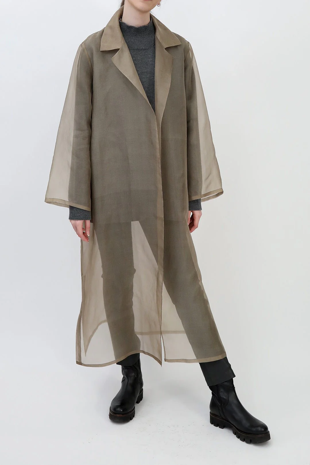 BLYTHE LONG DRESS JACKET IN SILK ORGANZA - Image 13