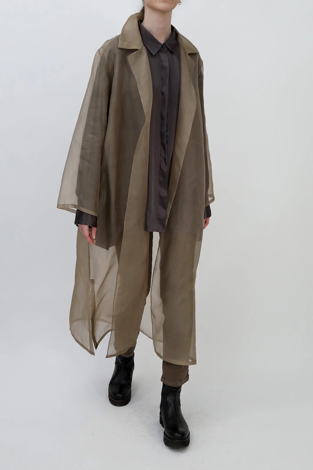 BLYTHE LONG DRESS JACKET IN SILK ORGANZA - Image 14