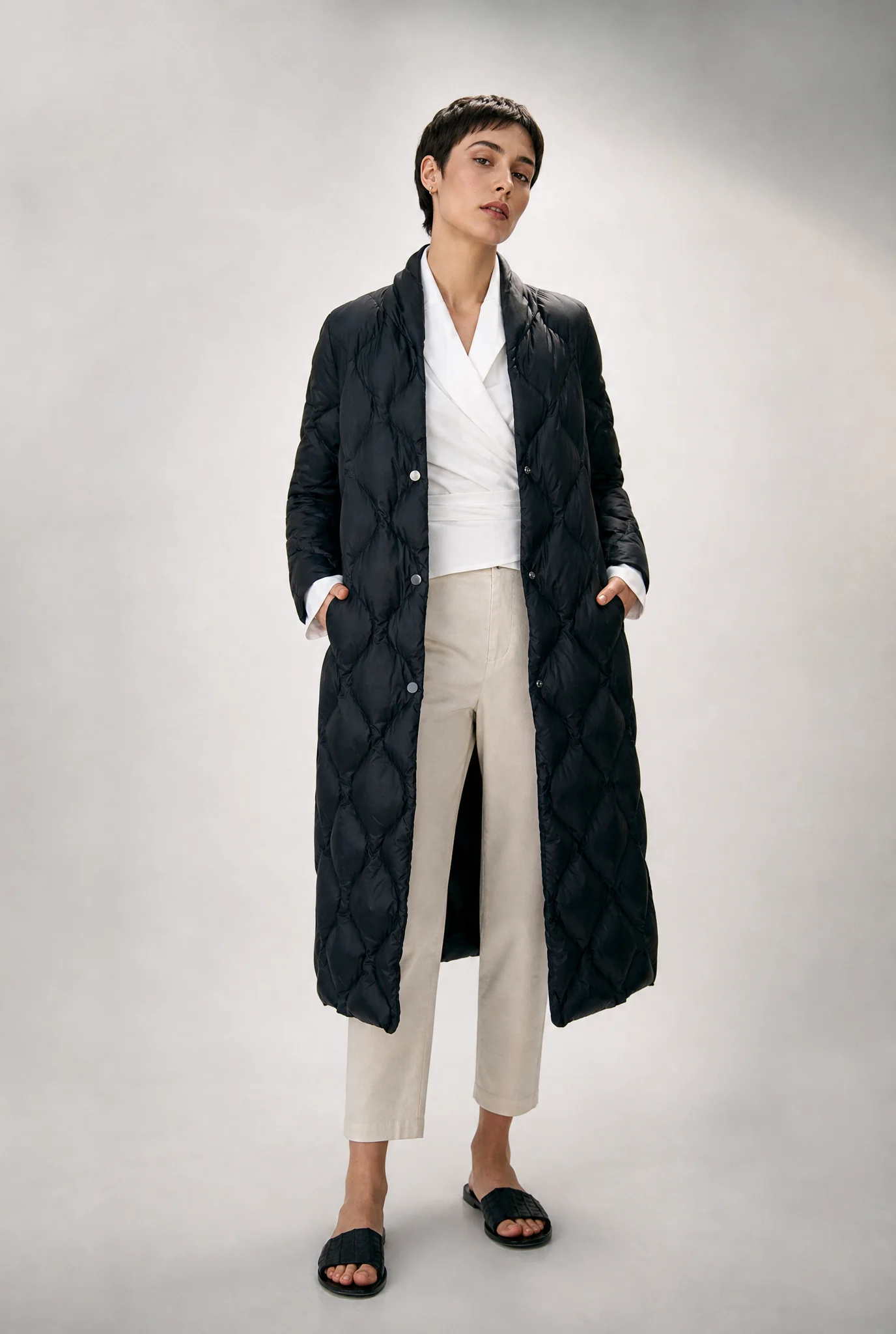 BRENTA COAT IN ULTRALIGHT GOOSE DOWN - Image 9