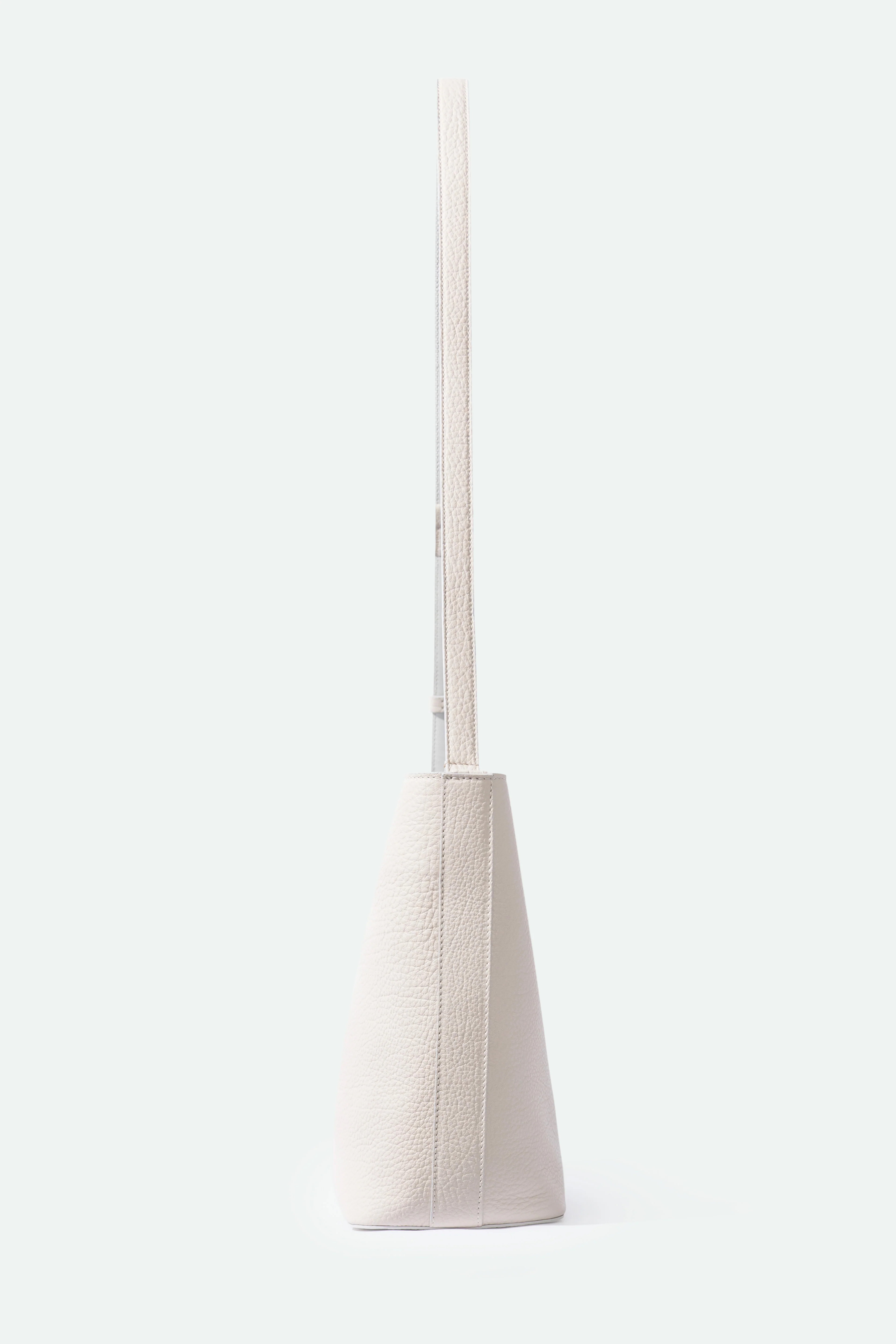 BRESCIA BAG IN ITALIAN LEATHER BUTTER WHITE - Image 4