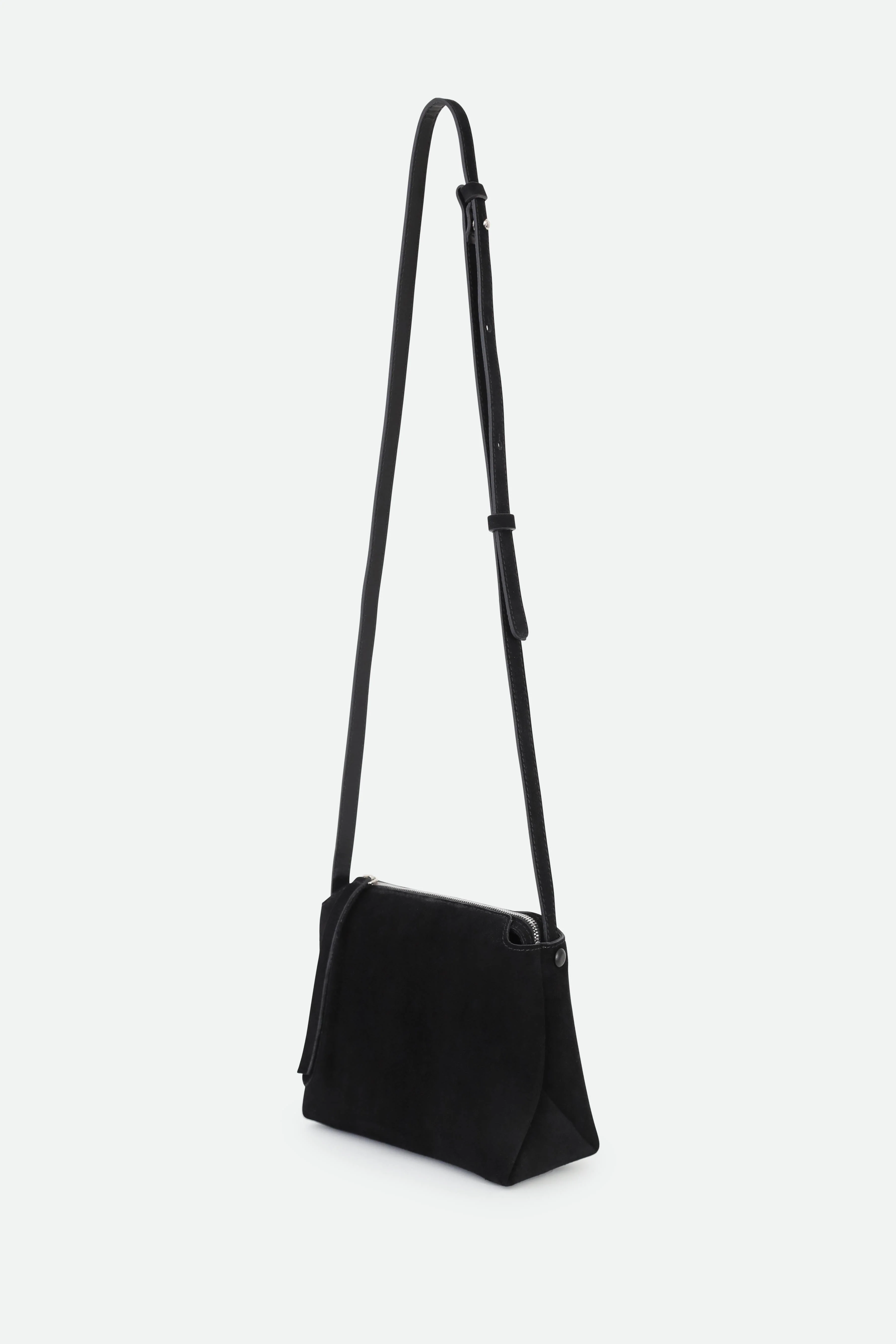BRIDGET CROSSBODY SUEDE BAG IN BLACK - Image 2