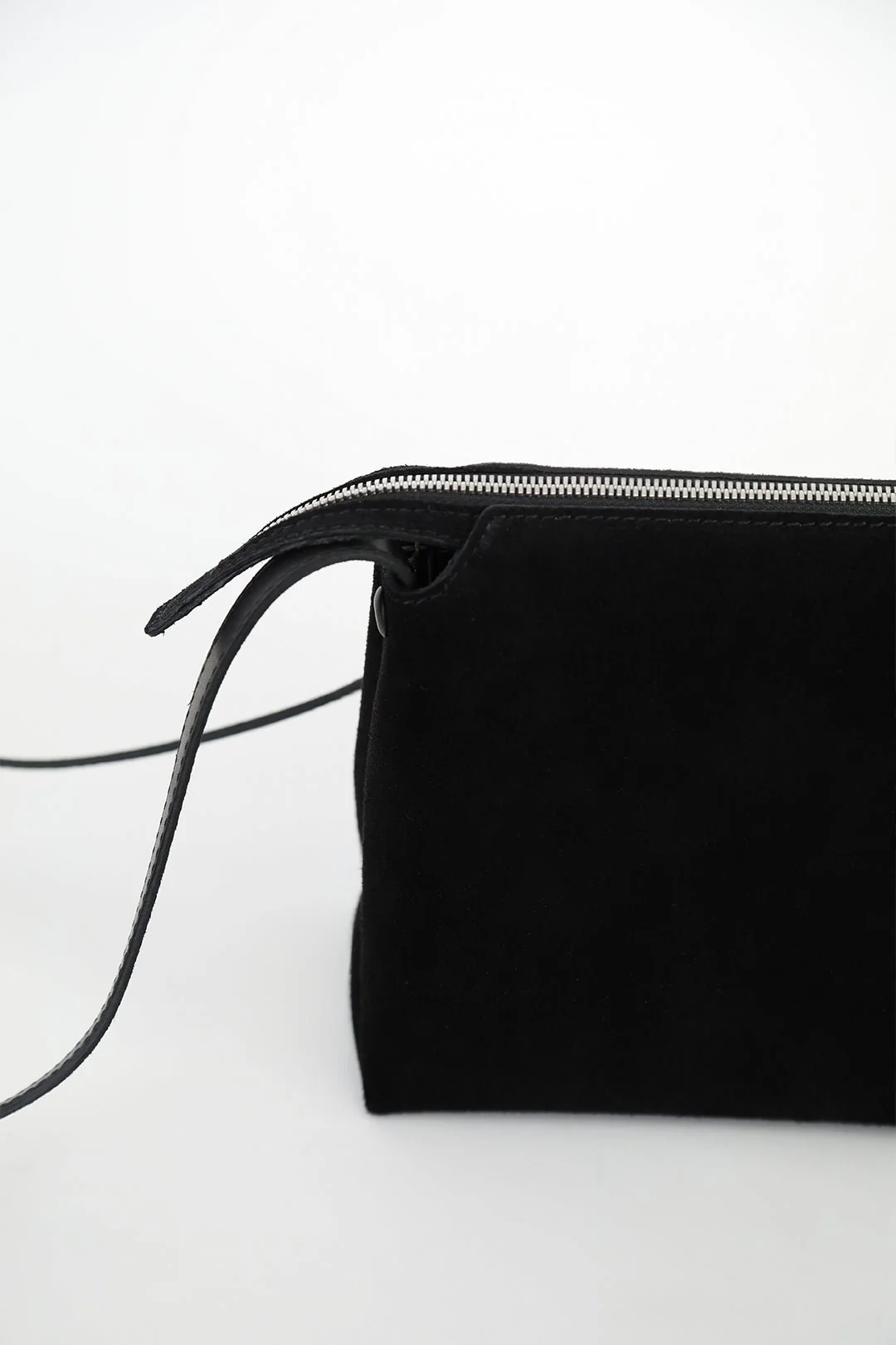 BRIDGET CROSSBODY SUEDE BAG IN BLACK - Image 3