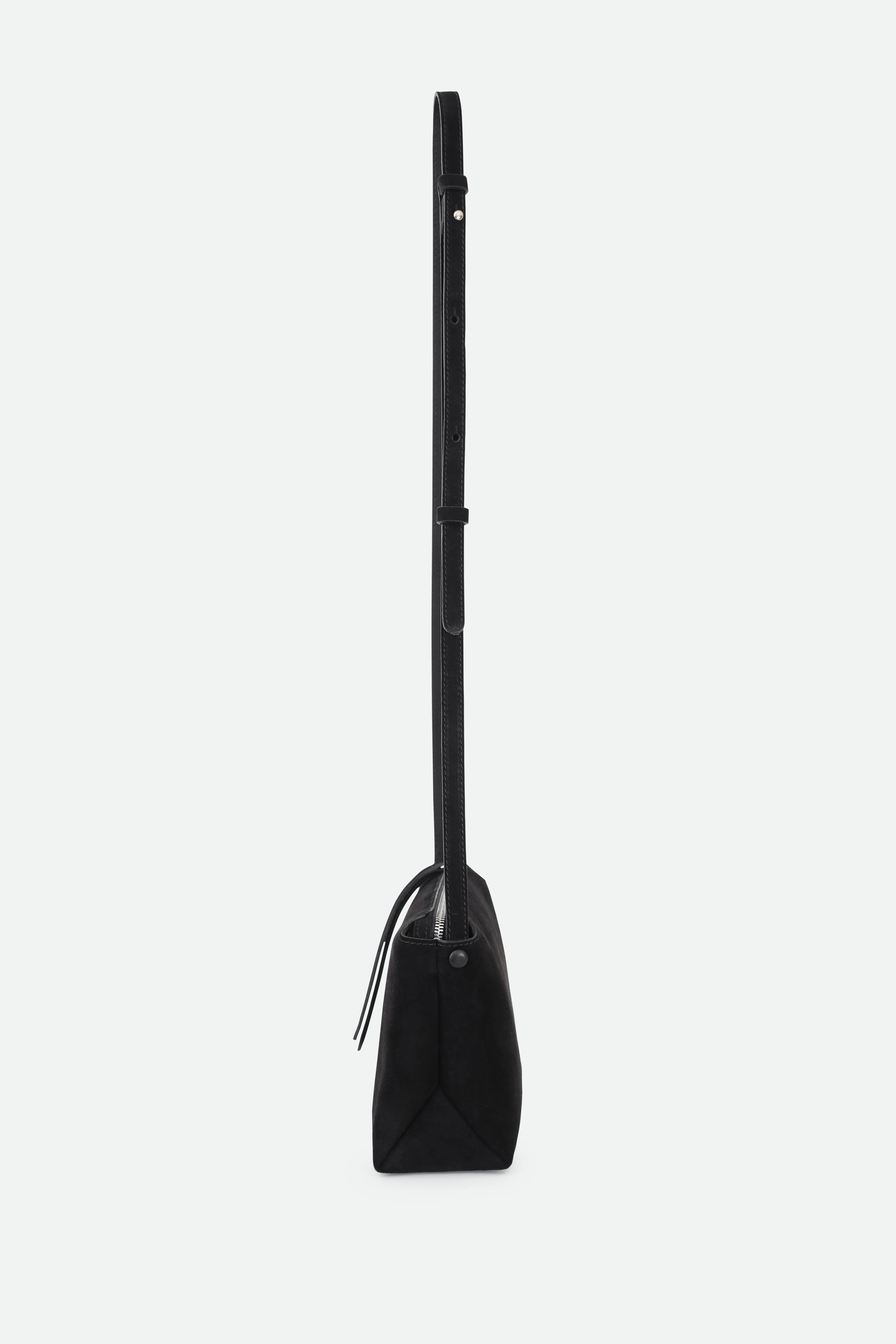 BRIDGET CROSSBODY SUEDE BAG IN BLACK - Image 4