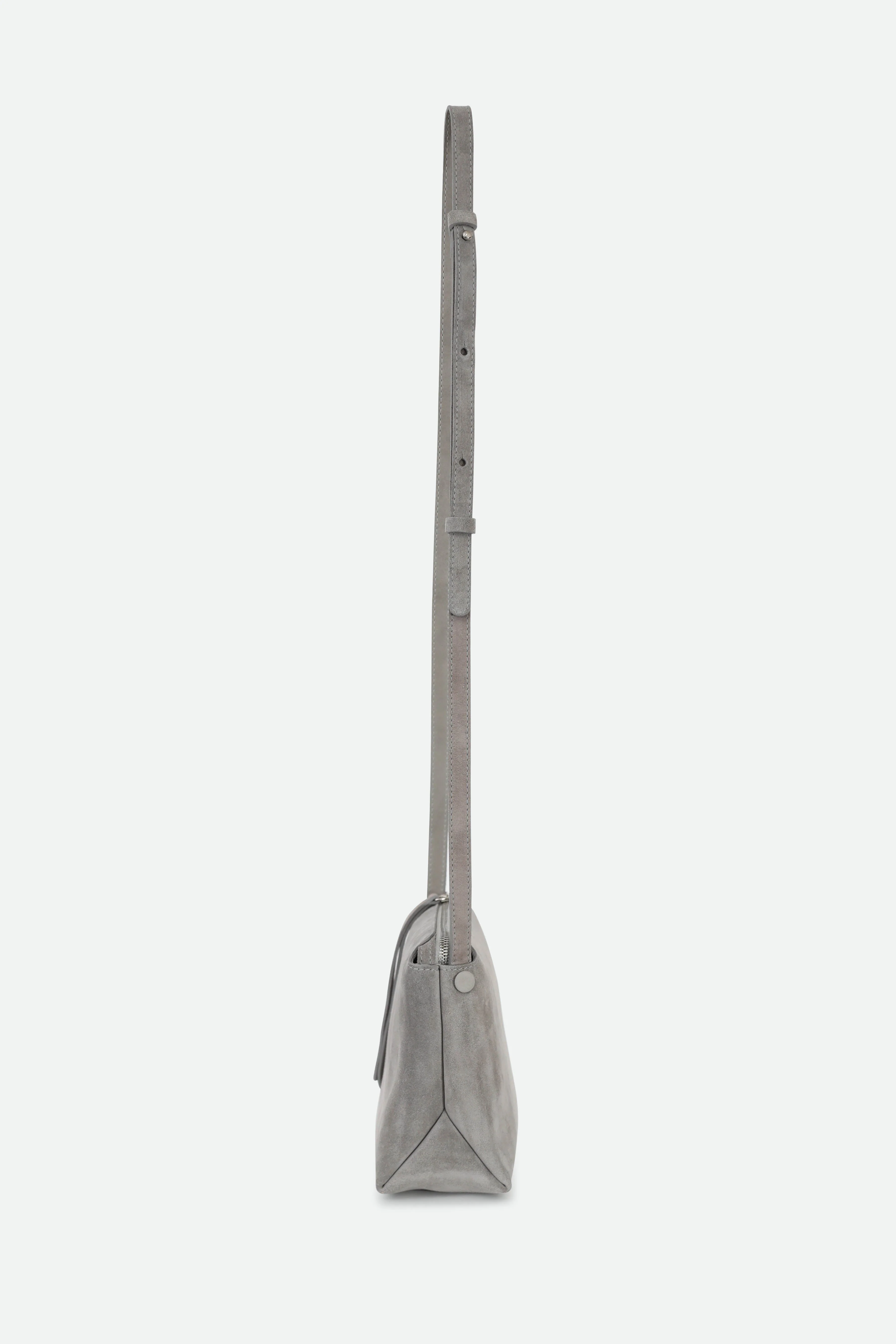 BRIDGET CROSSBODY SUEDE BAG IN GREY - Image 4