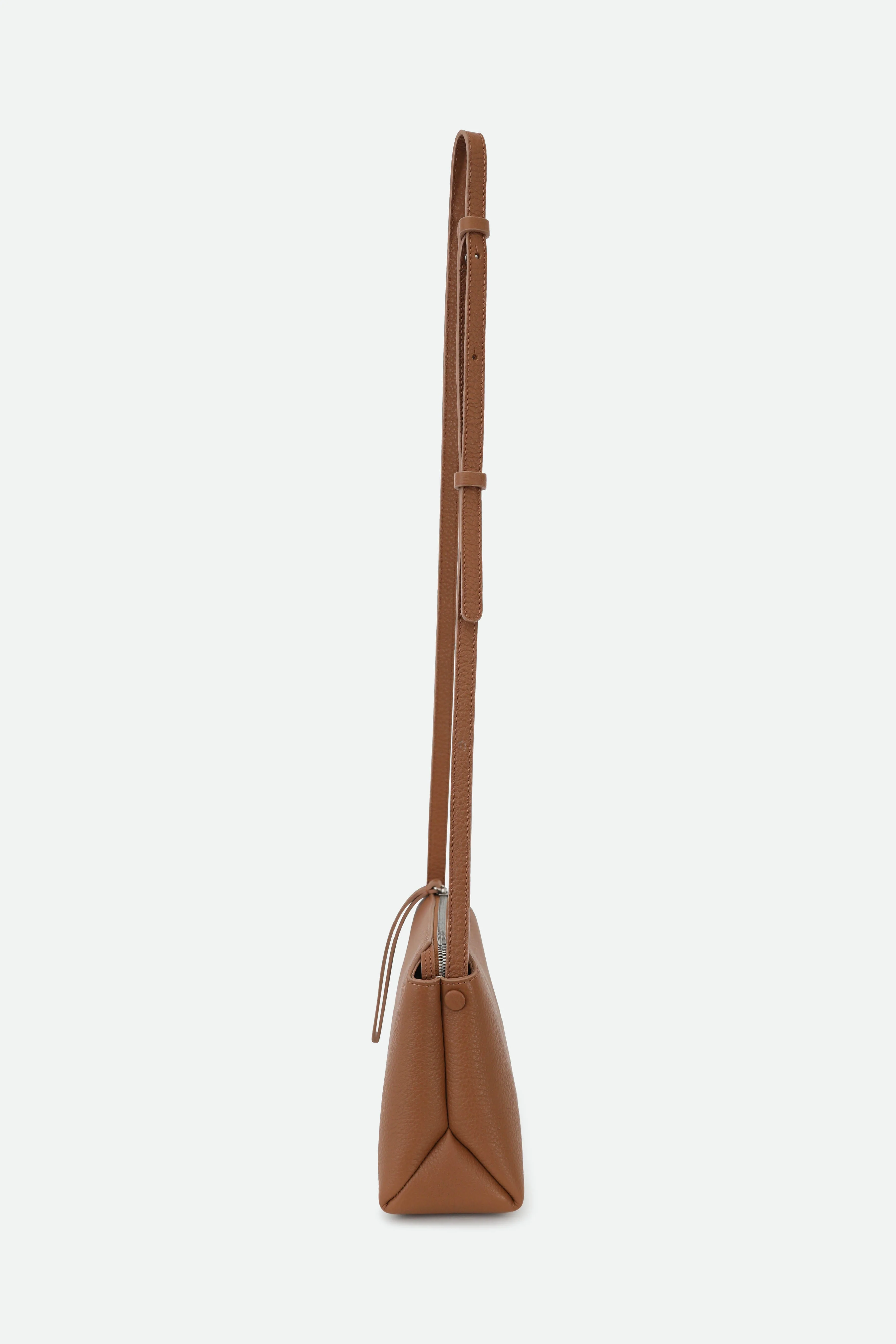 BRIDGET ITALIAN LEATHER CROSSBODY BAG IN NATURAL CUOIO - Image 5