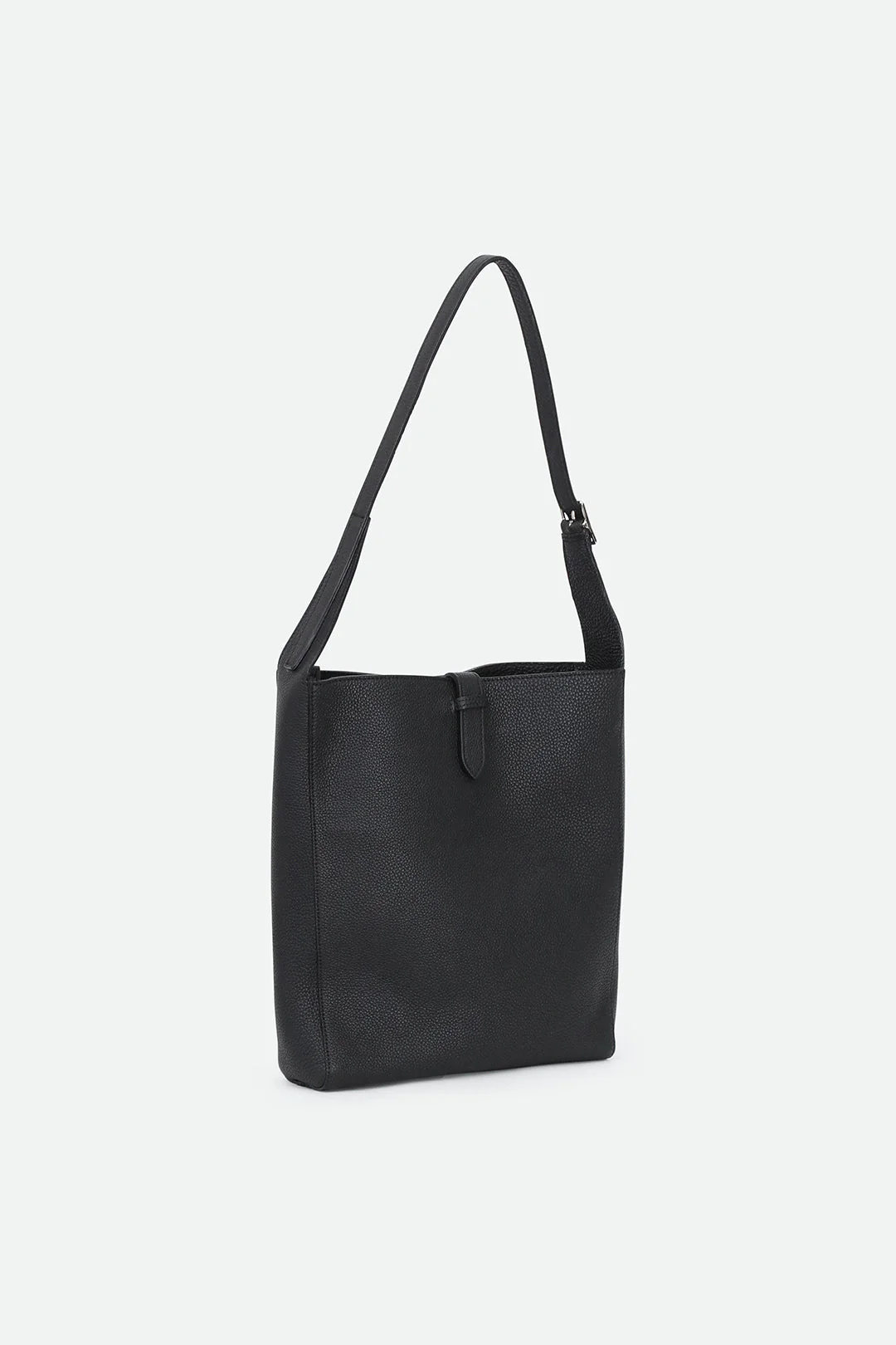 BRIO BUCKLE BAG IN ITALIAN CALFSKIN BLACK - Image 4