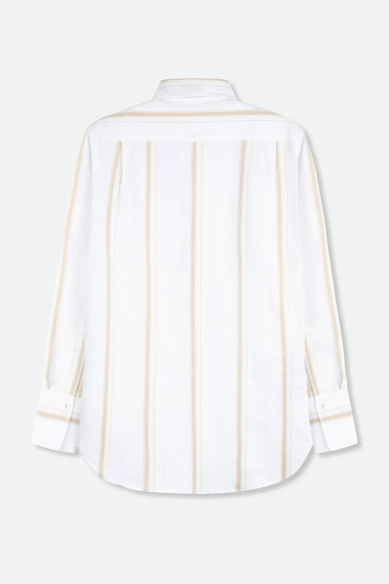LILY WOVEN STRIPE SHIRT IN LINEN-COTTON - Image 3