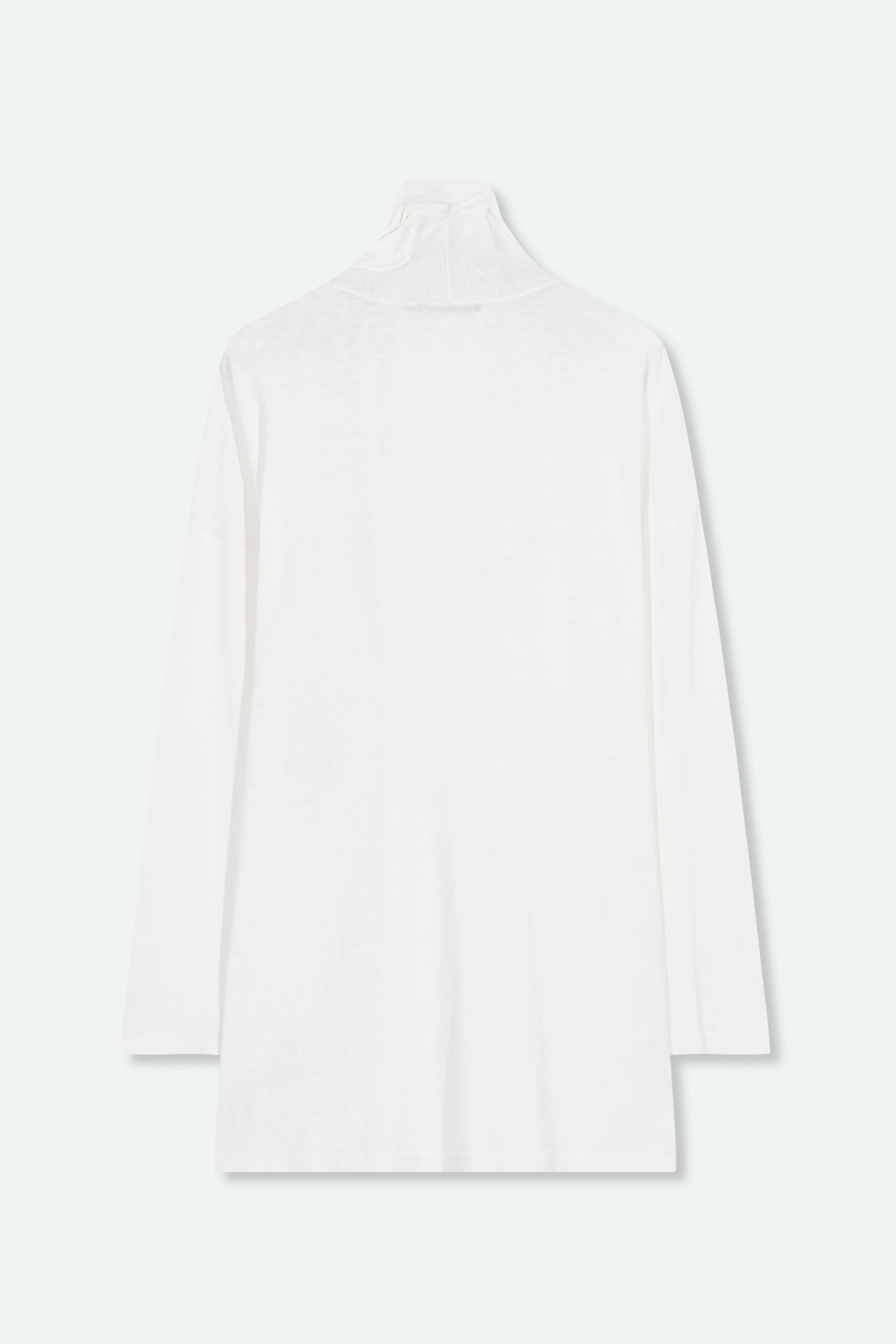 CADE SHAWL CARDIGAN IN FINE GAUGE ITALIAN SILK COTTON - Image 3