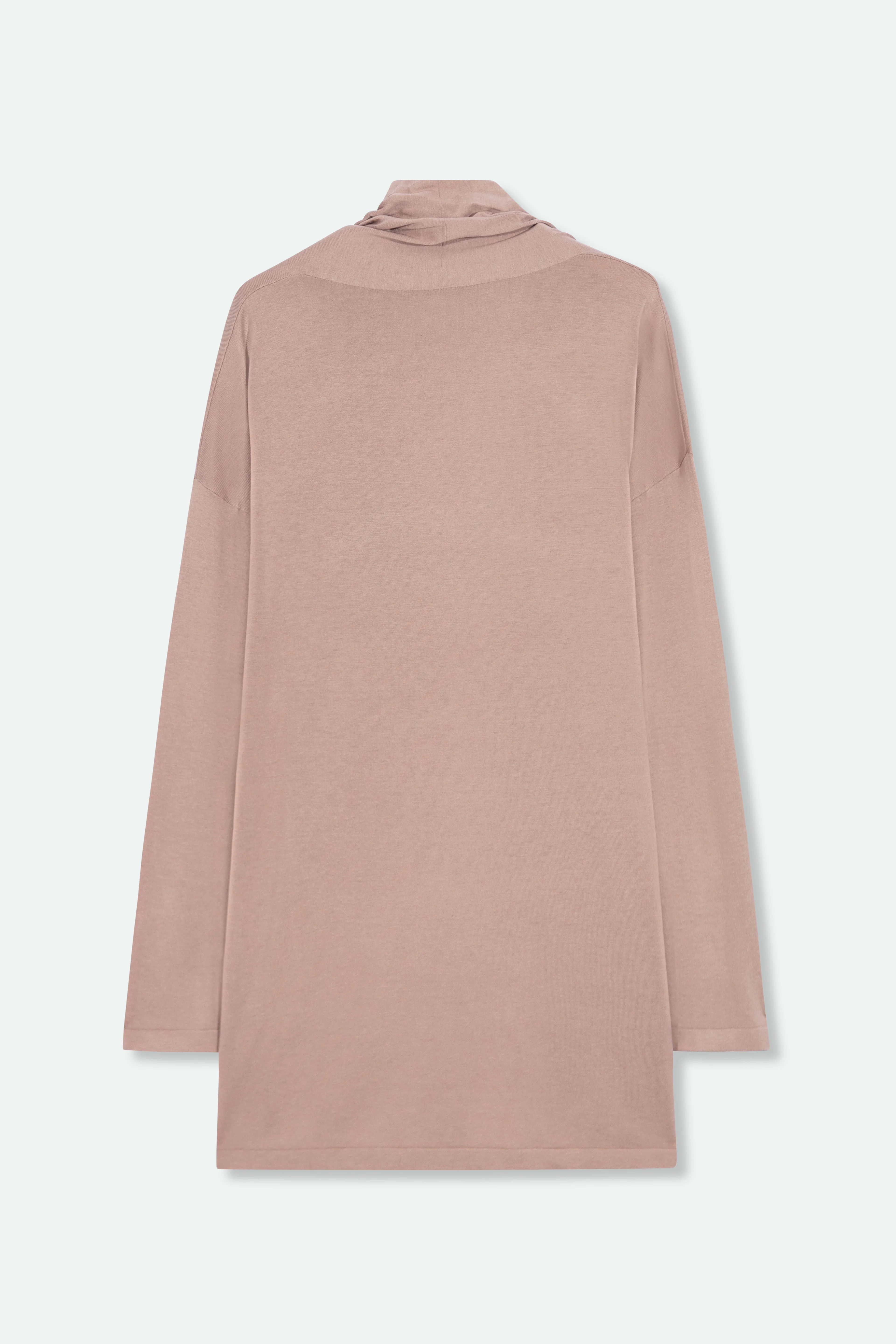 CADE SHAWL CARDIGAN IN FINE GAUGE ITALIAN SILK COTTON - Image 6