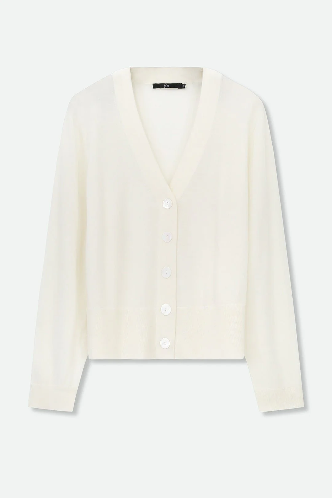 CALLI BUTTON CARDIGAN IN SUPERFINE MERINO - Image 2