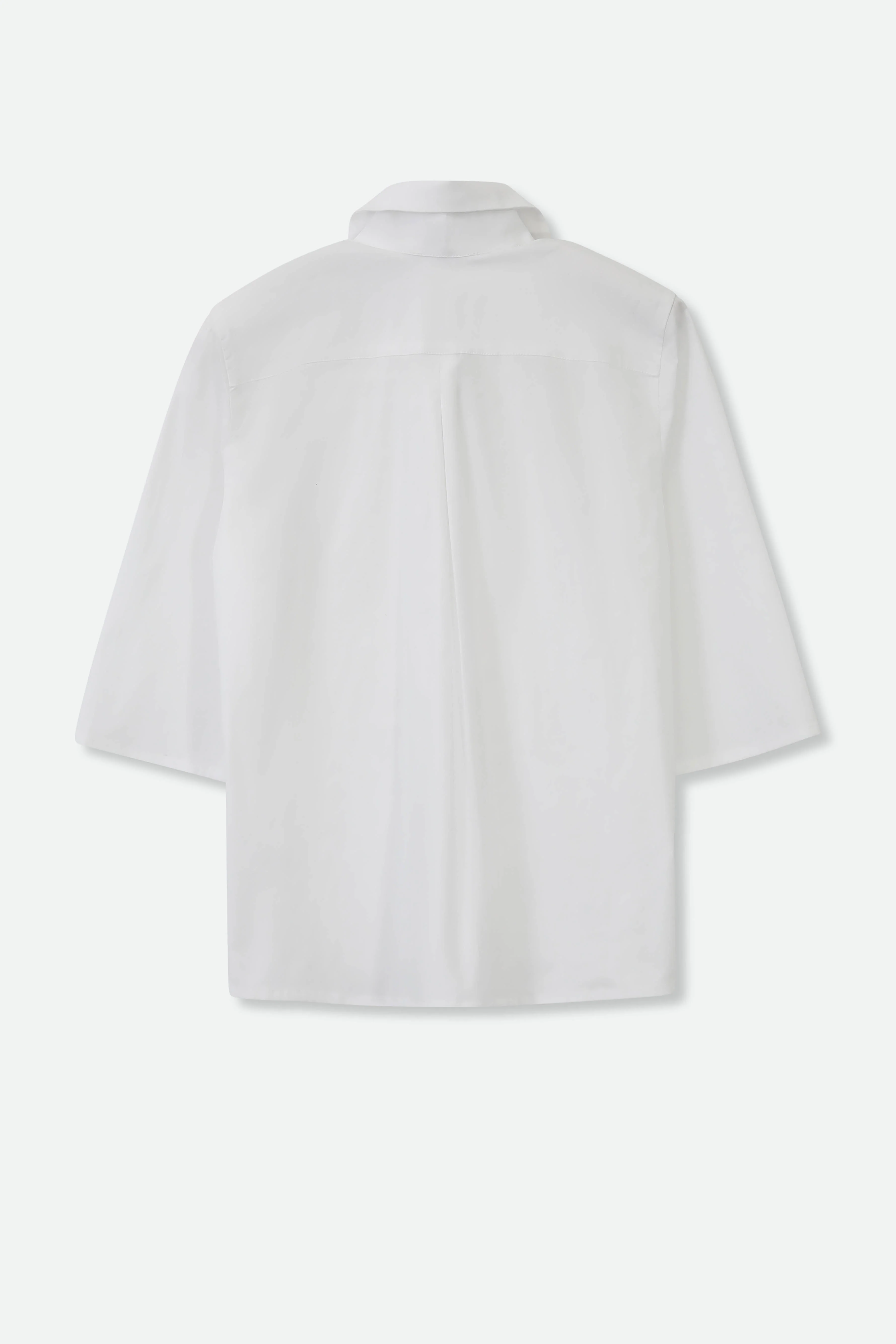 SERENADE MICRO PLEAT CAMP SHIRT ITALIAN COTTON - Image 4