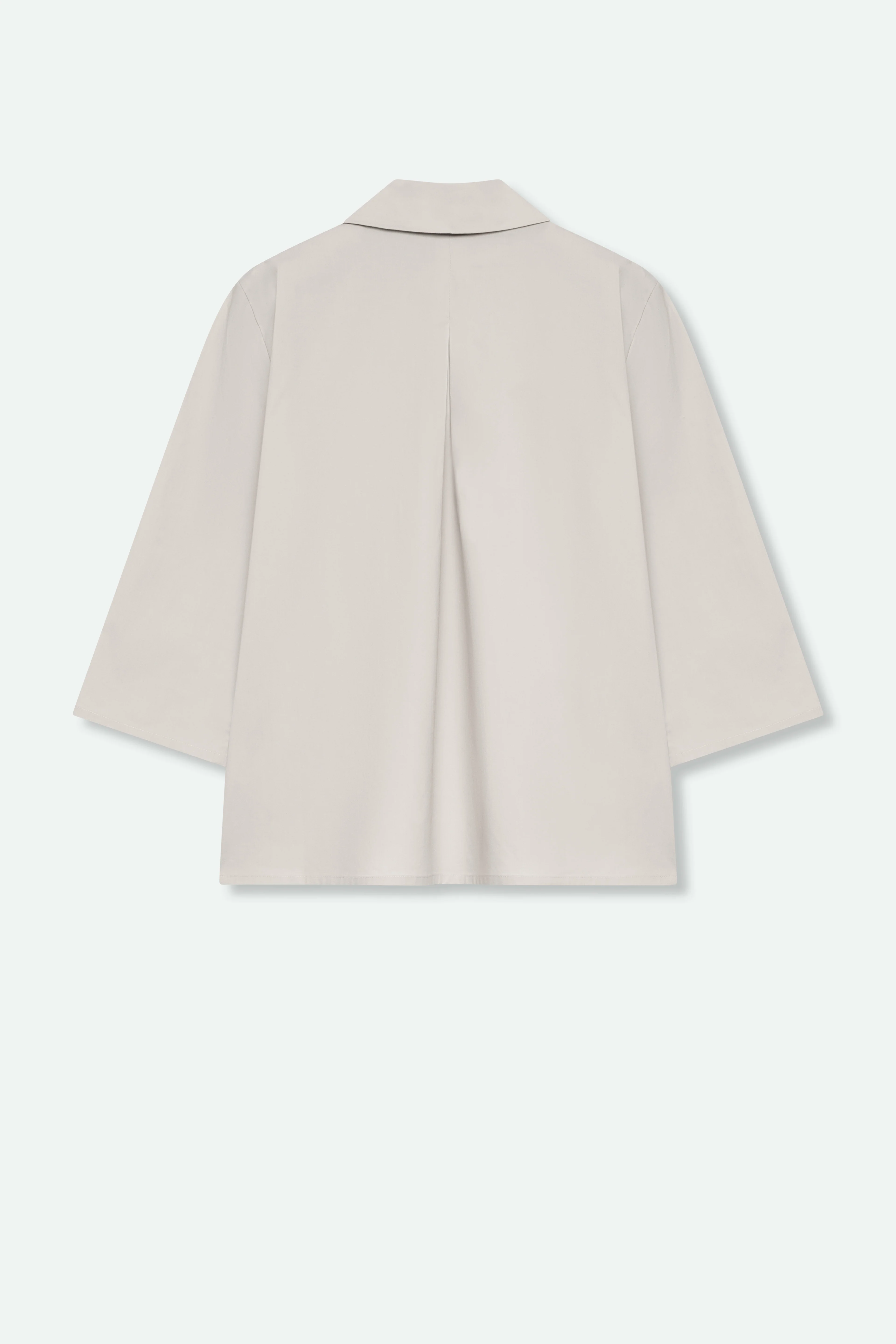 CESARE CAMP SHIRT IN ITALIAN FINE STRETCH COTTON - Image 3