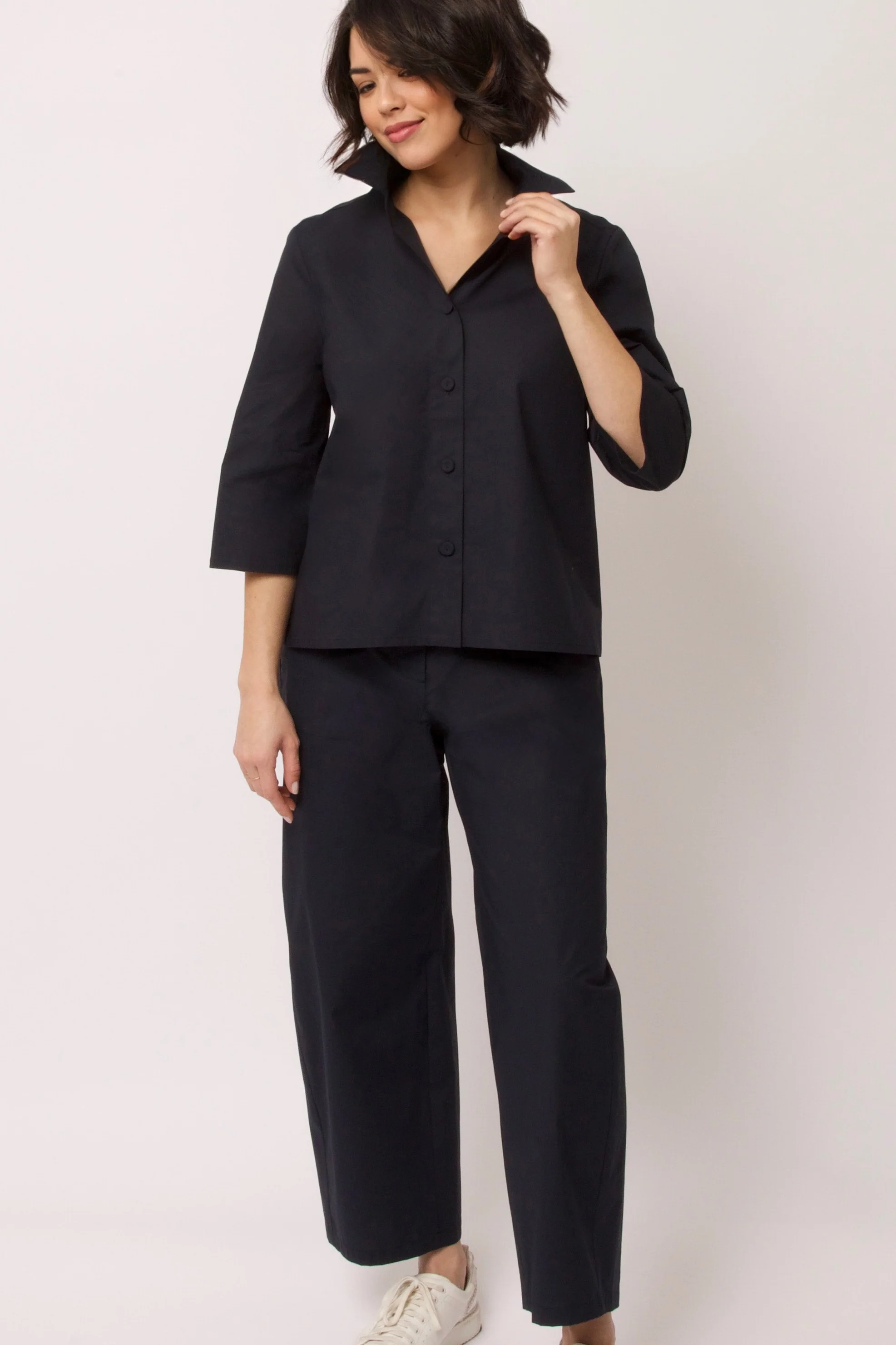CESARE CAMP SHIRT IN ITALIAN FINE STRETCH COTTON - Image 9