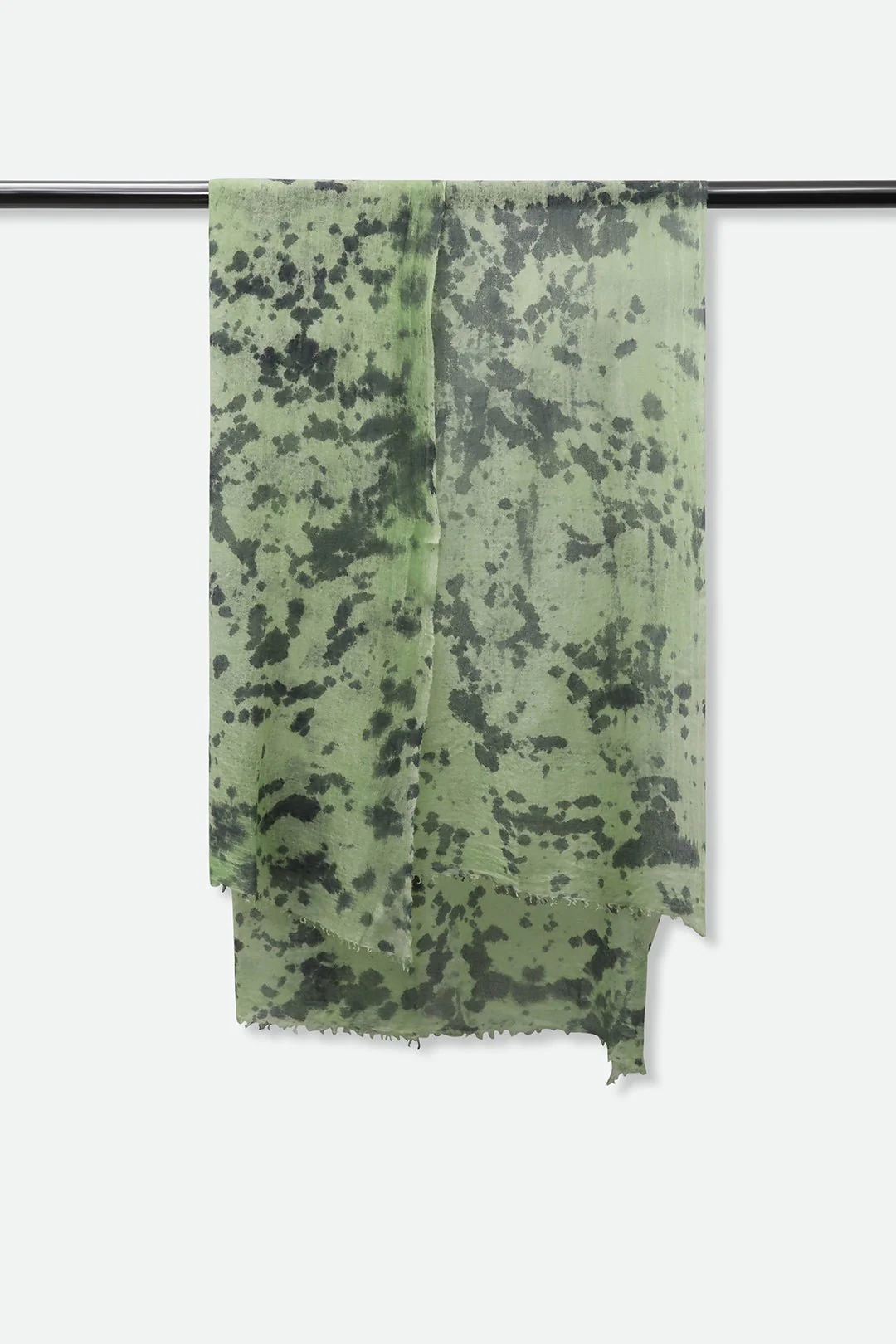 SHAMROCK SCARF IN HAND DYED CASHMERE