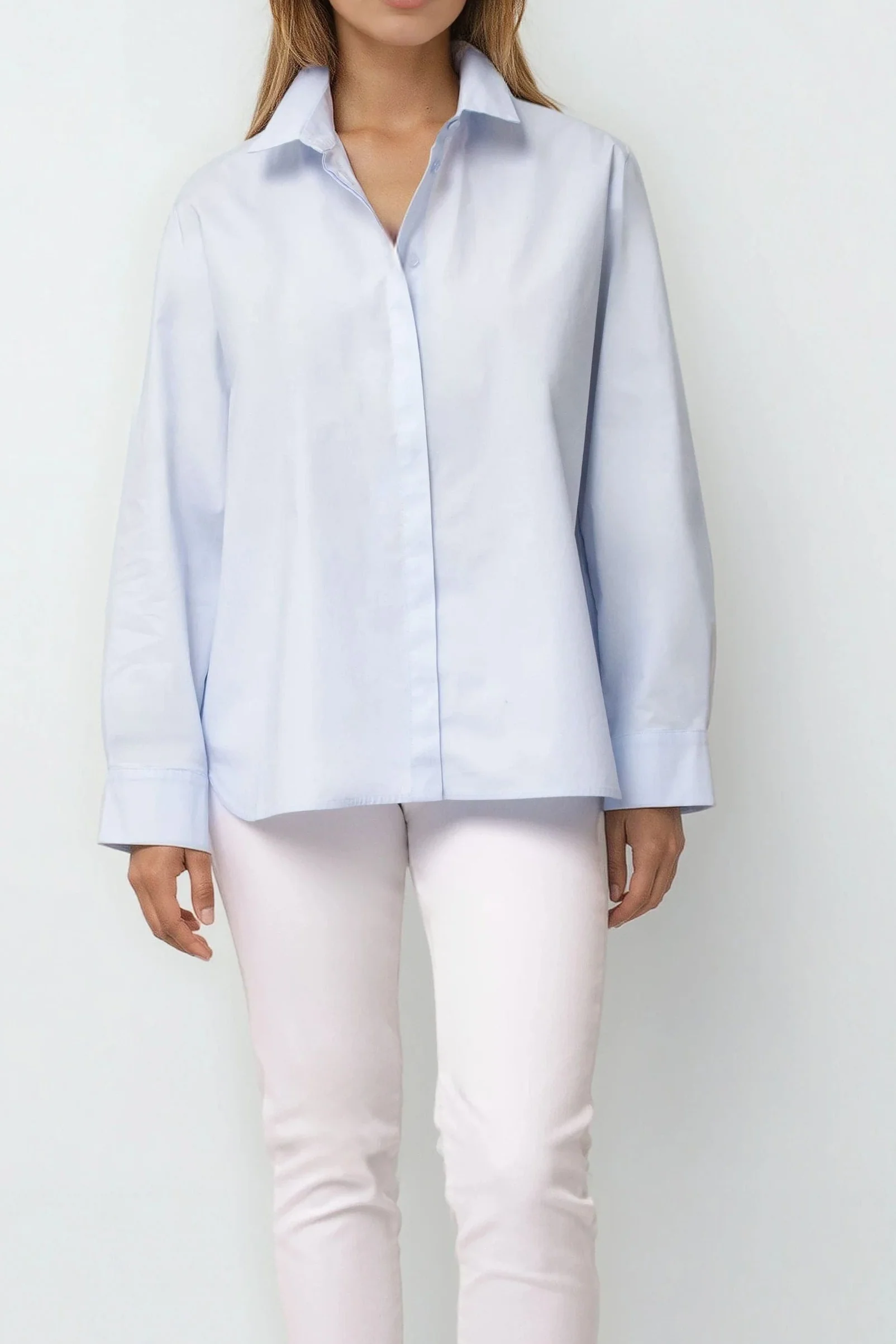 CHELSEA SHIRT IN ITALIAN COTTON POPLIN STRETCH - Image 2