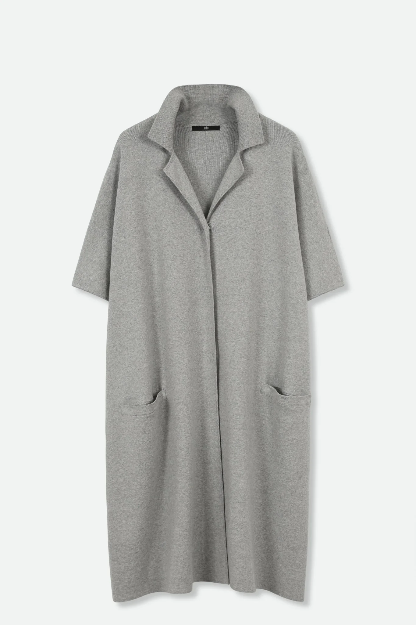 CLEO COAT IN KNIT PIMA COTTON IN HEATHER - Image 5
