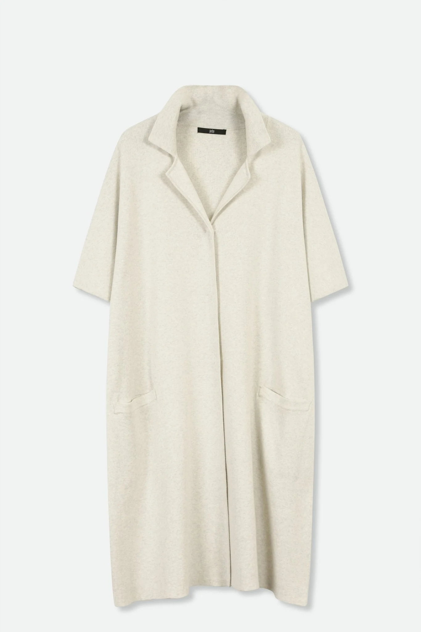 CLEO COAT IN KNIT PIMA COTTON IN HEATHER - Image 7