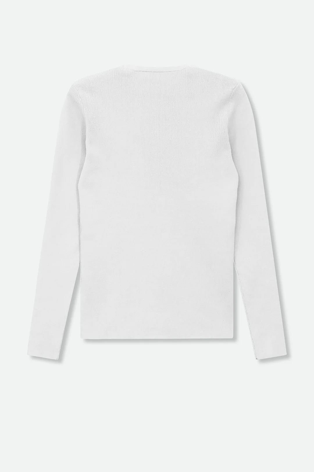 LONG SLEEVE CREW IN ITALIAN COTTON KNIT - Image 7