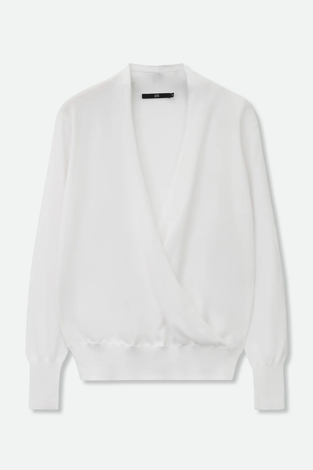 TORY ITALIAN COTTON SURPLICE WRAP TOP - Image 10