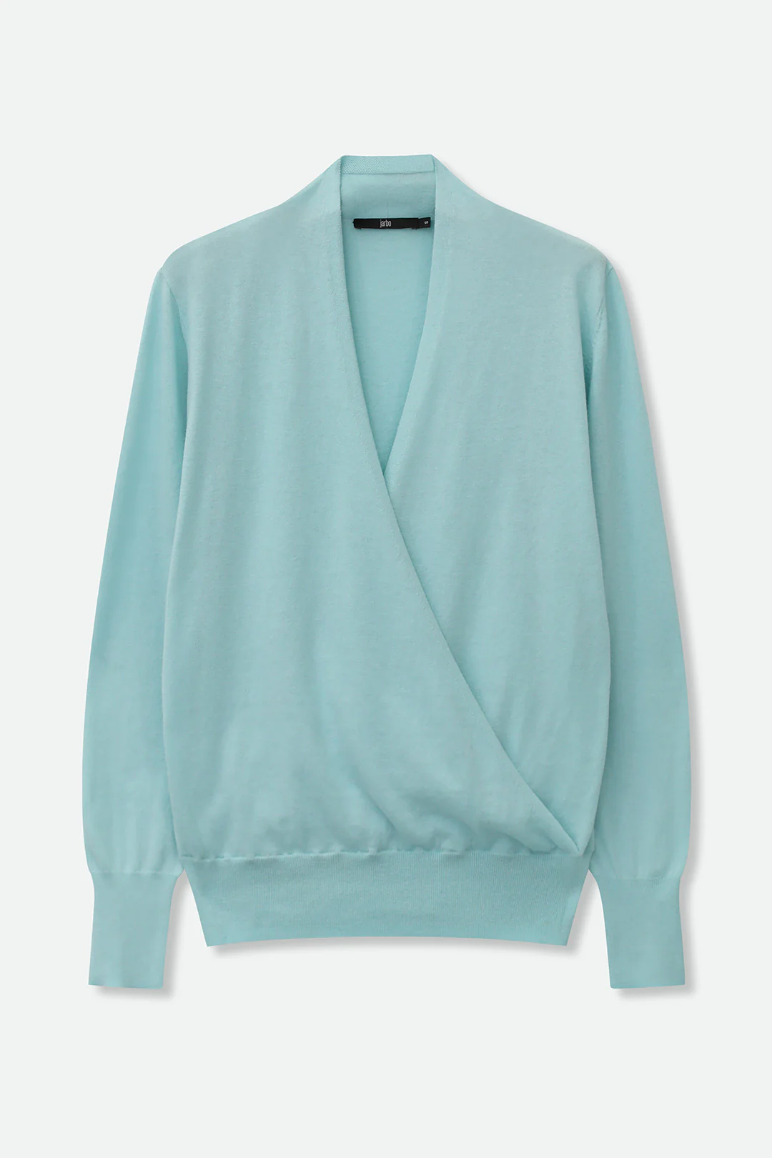 TORY ITALIAN COTTON SURPLICE WRAP TOP - Image 3