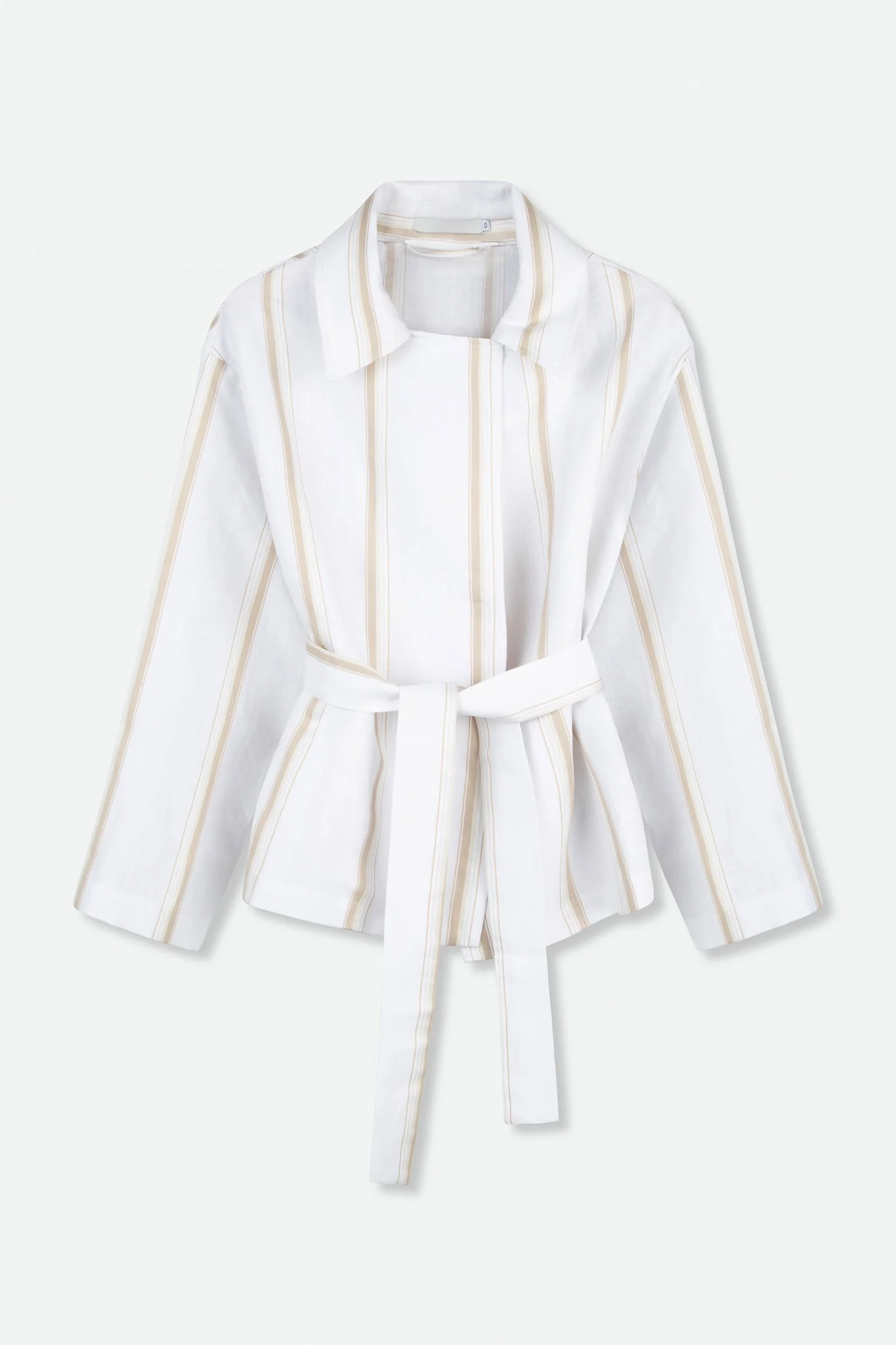 LILY BELTED TRENCH IN LINEN-COTTON - Image 2