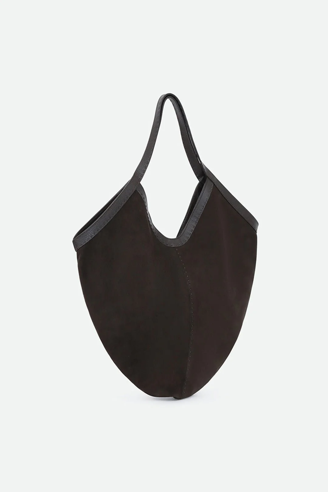 DANTE HOBO BAG IN HAVANA BROWN SUEDE - Image 2