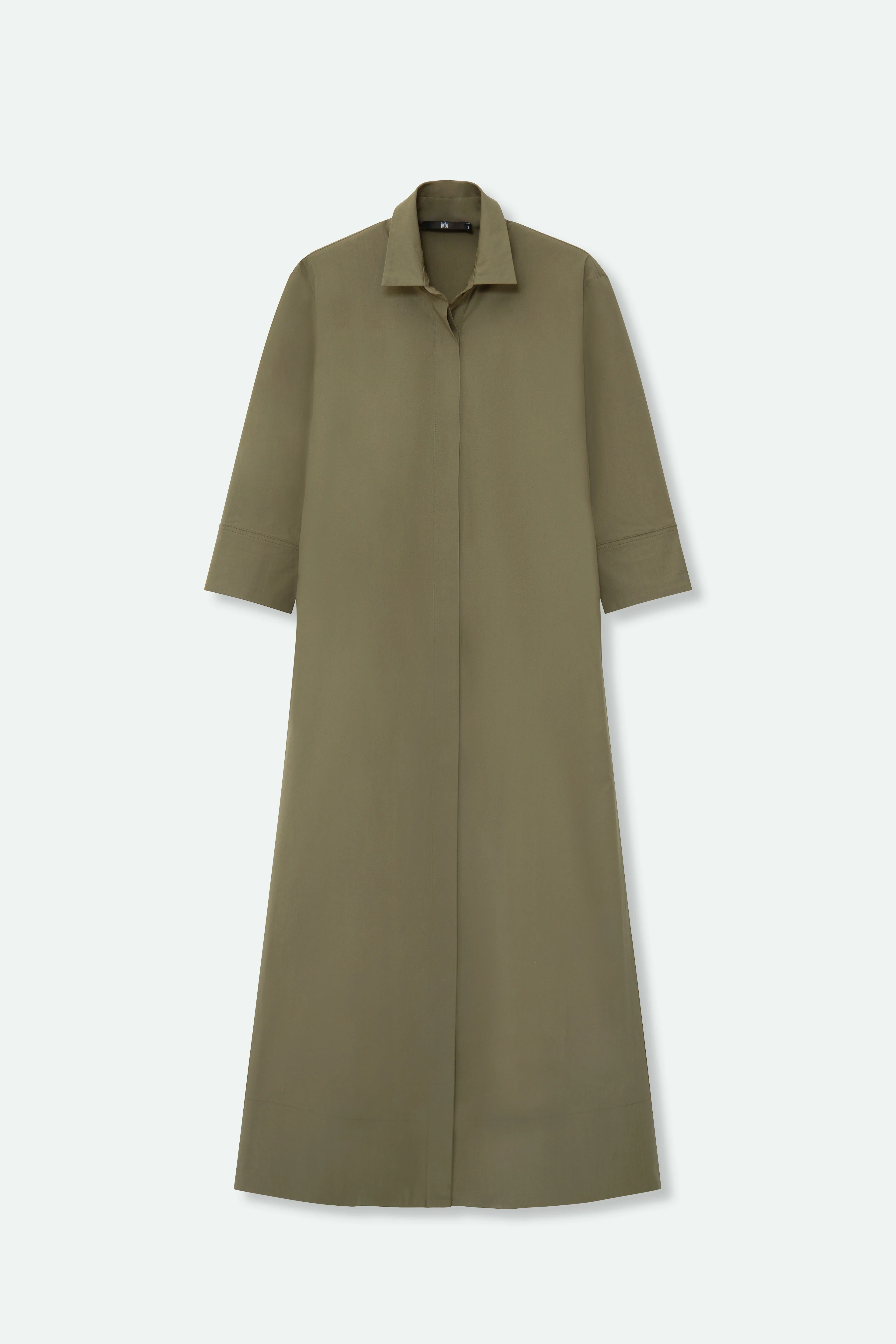 DAXTON DRESS IN ITALIAN FINE STRETCH COTTON - Image 4
